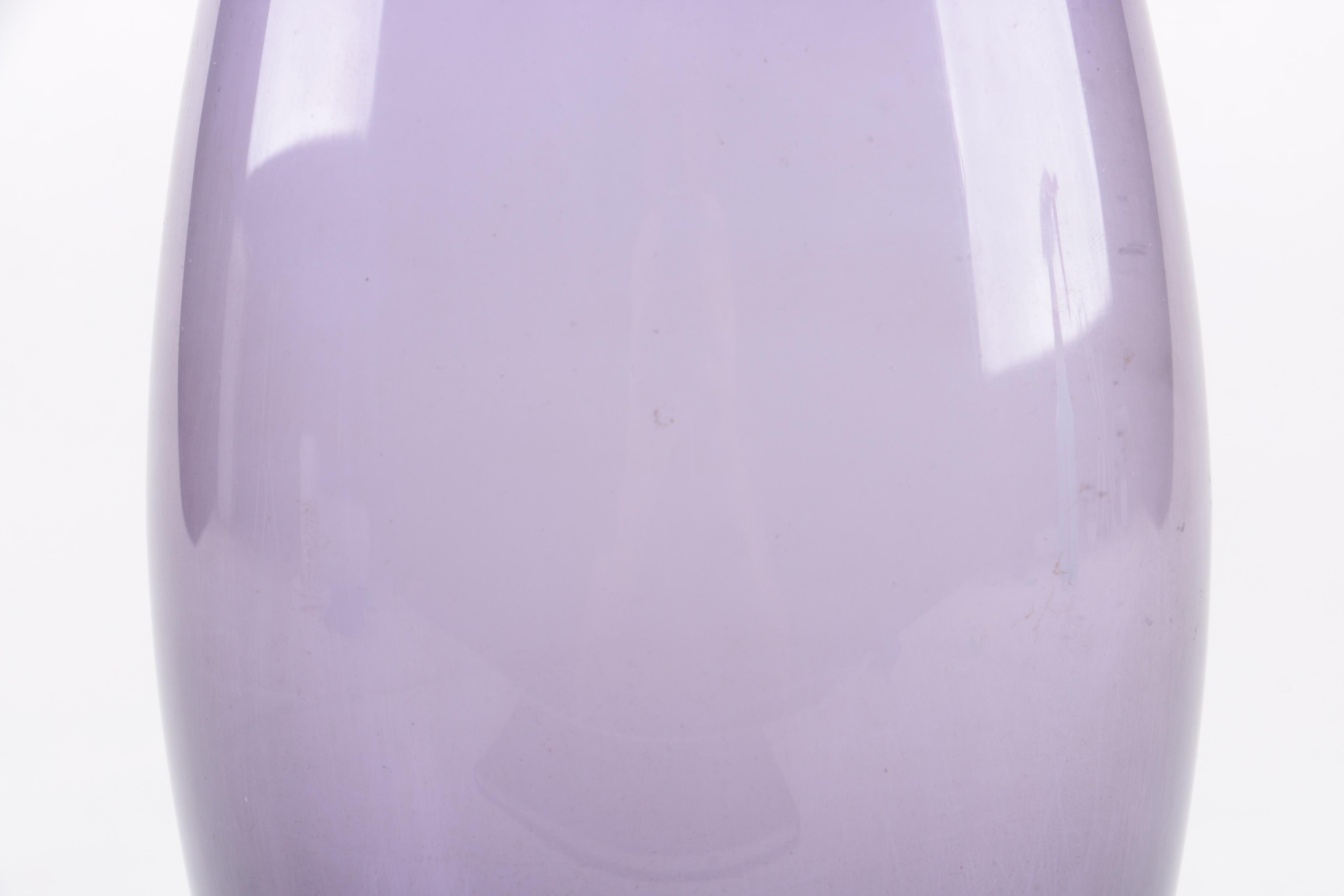 Artland "Warsaw Yang" Plum Hued Glass Vase