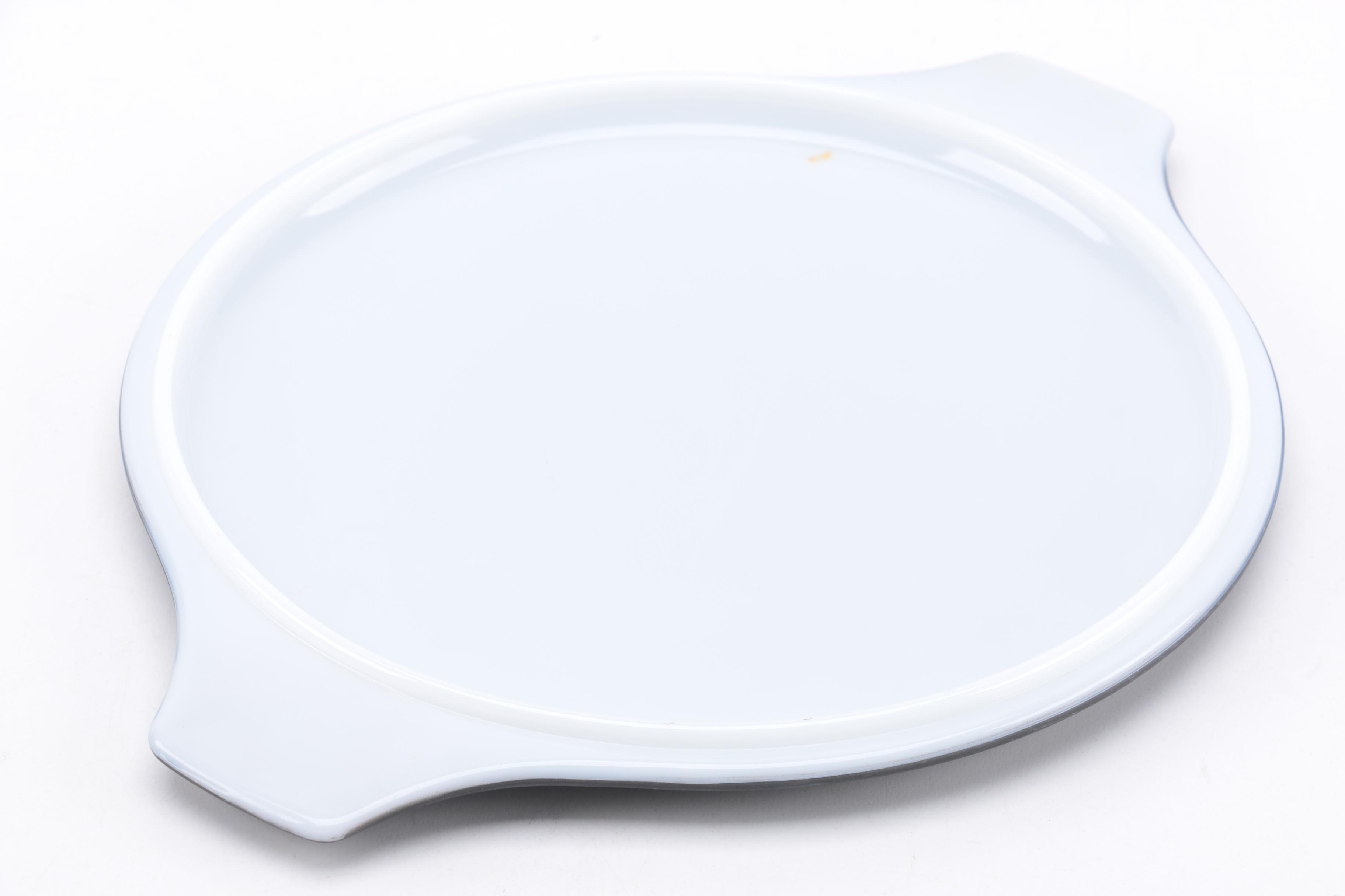 Pyrex "Terra" Brown Striped Mixing Bowl and Covered Casserole Dishes 1964-65