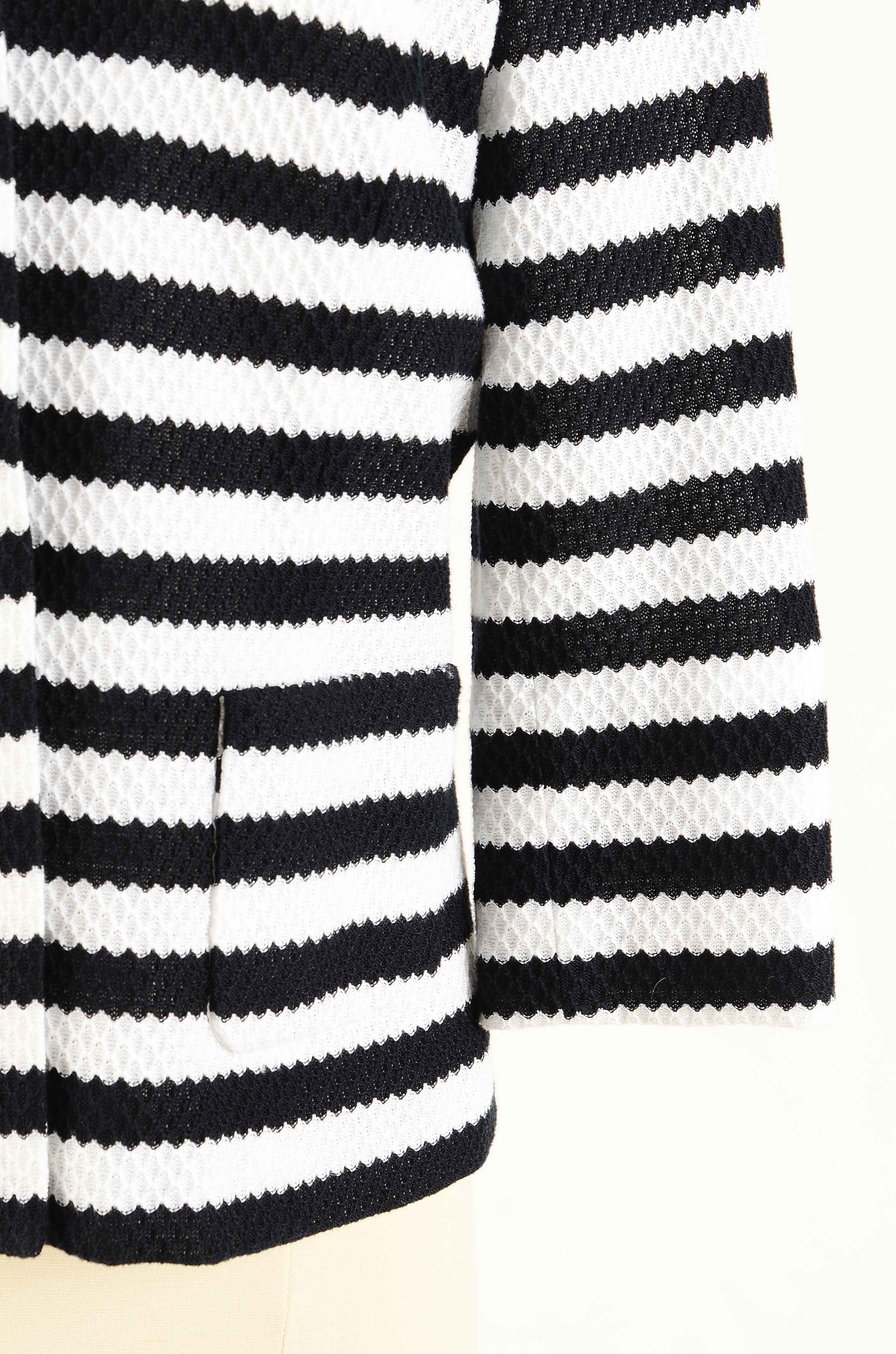 Doncaster Navy and White Striped Jacket