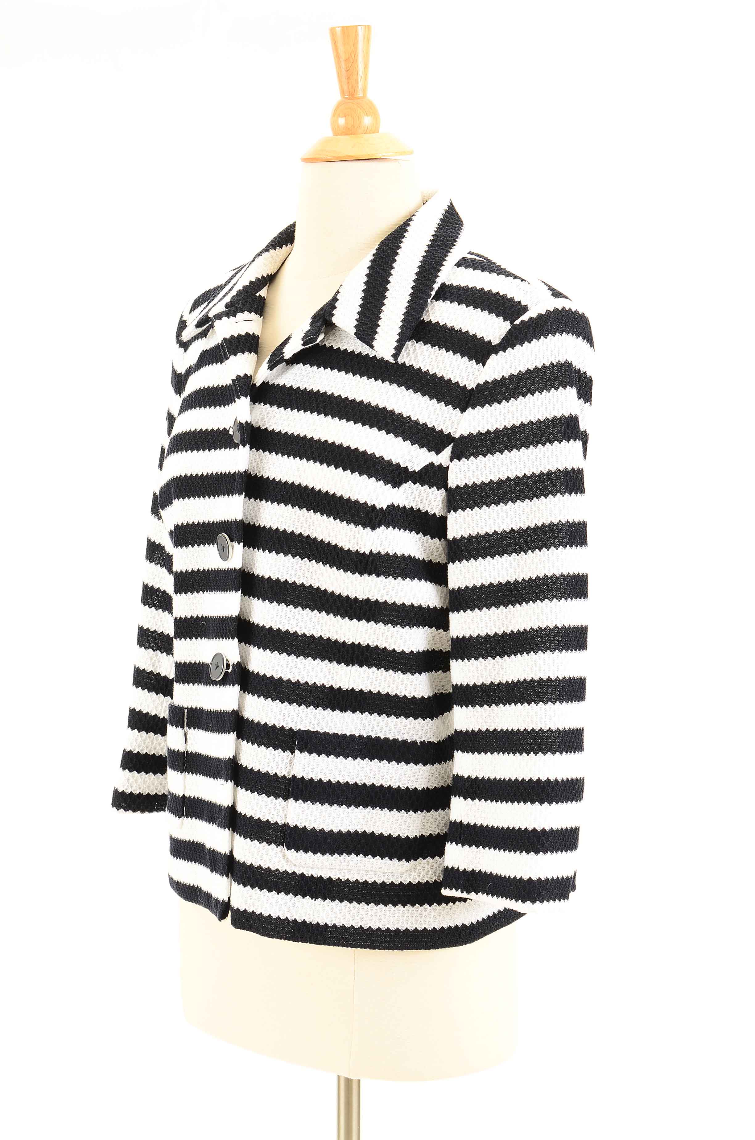 Doncaster Navy and White Striped Jacket