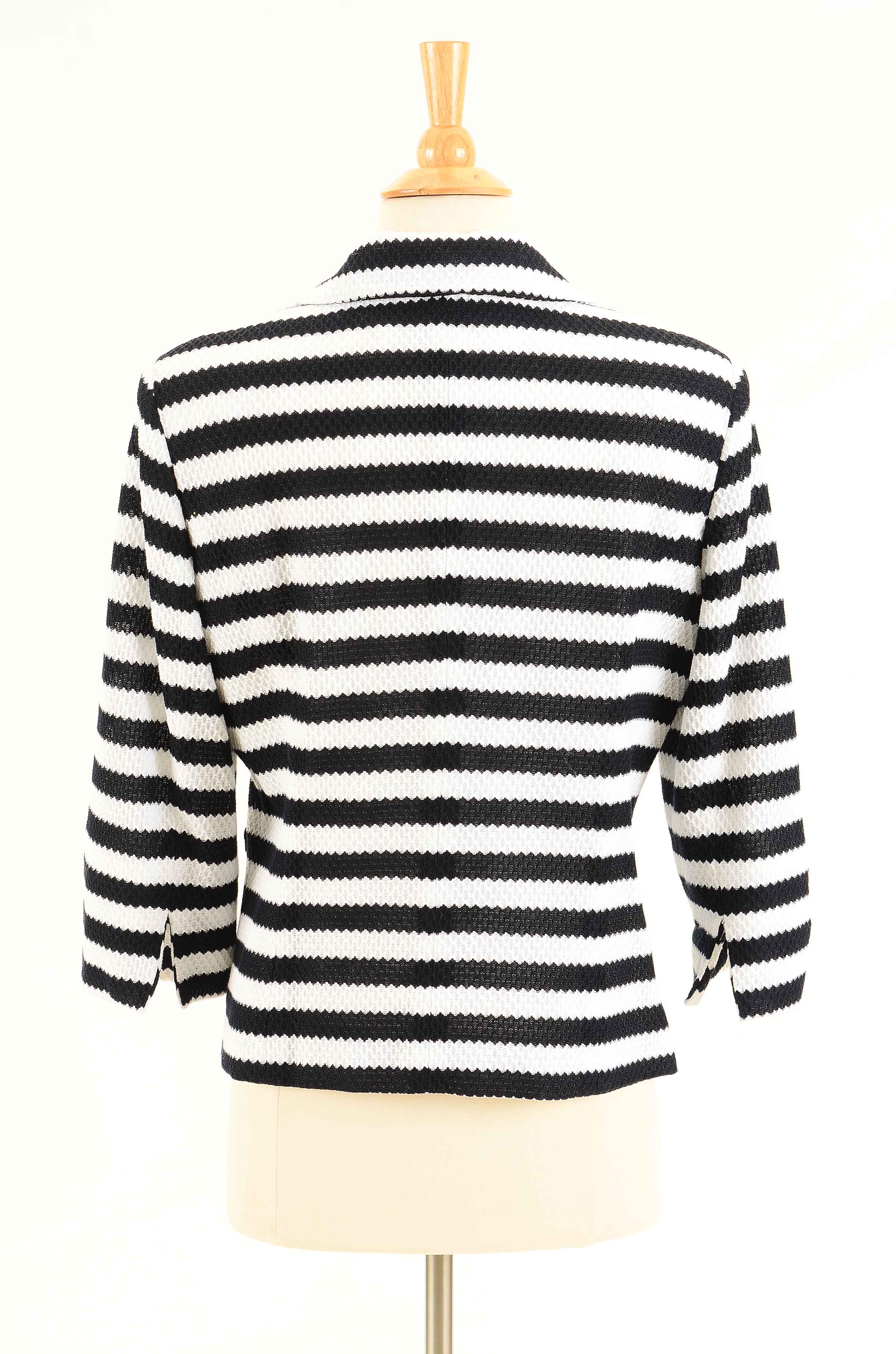 Doncaster Navy and White Striped Jacket