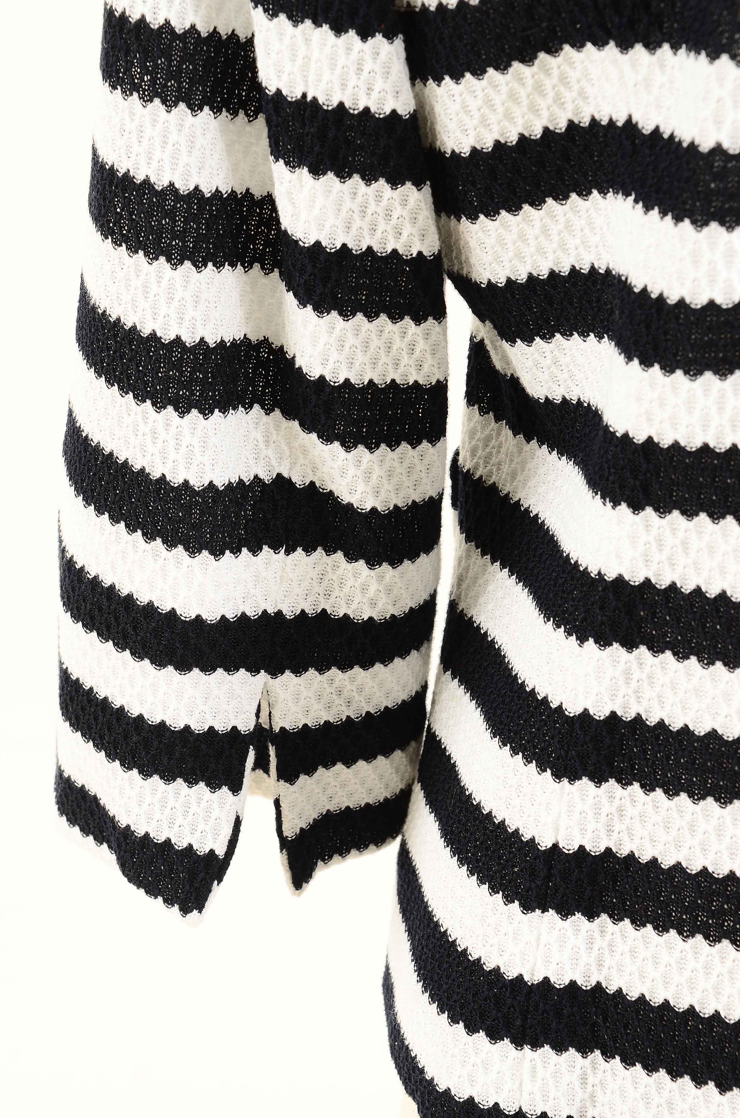 Doncaster Navy and White Striped Jacket