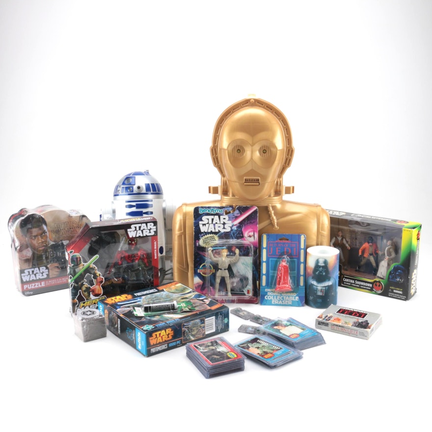 "Star Wars" Games, Action Figures, Collectibles, and Trading Cards
