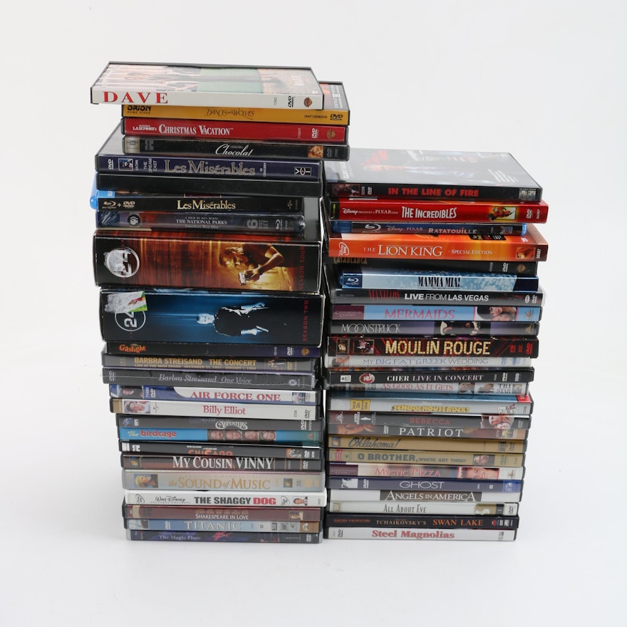 TV Shows and Movie DVDs