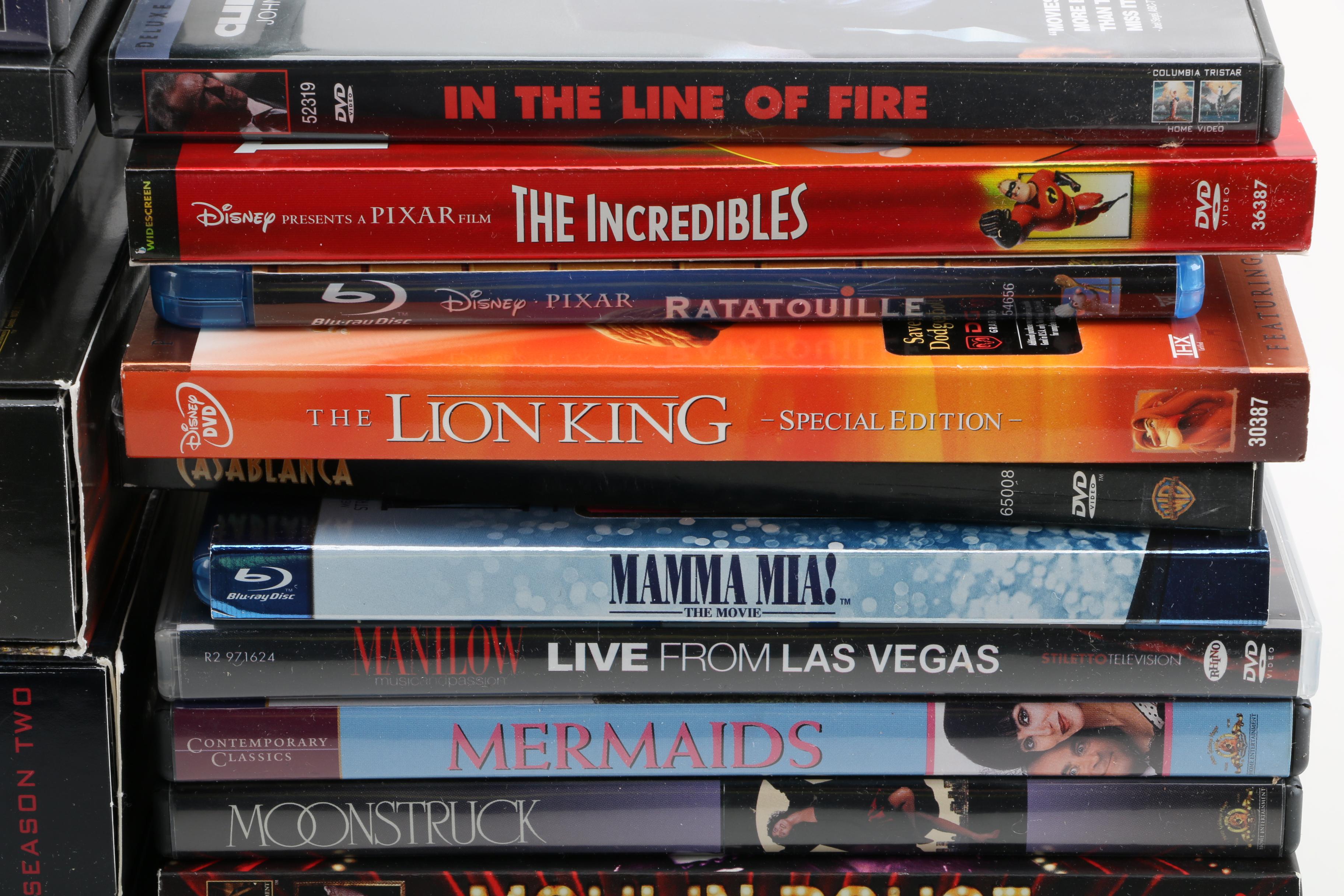 TV Shows and Movie DVDs