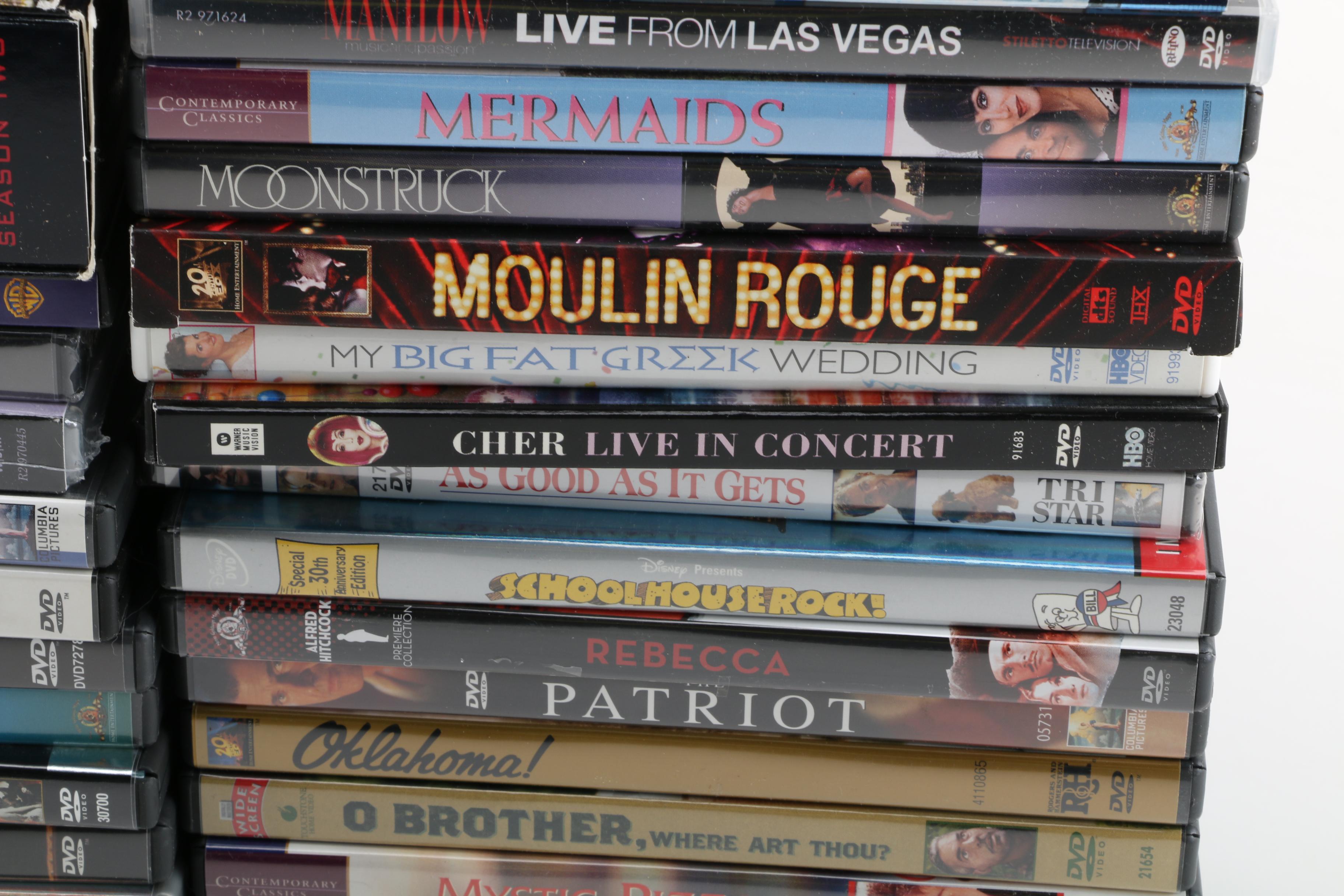 TV Shows and Movie DVDs