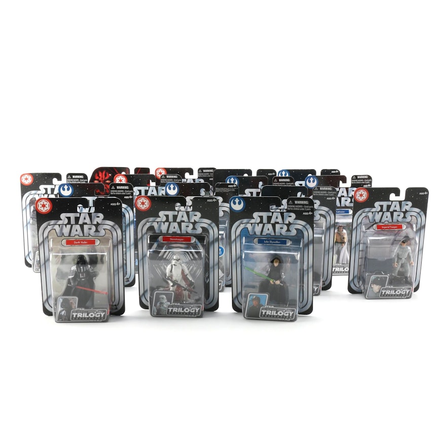 Sealed "Star Wars The Original Trilogy Collection" and Episode I Action Figures