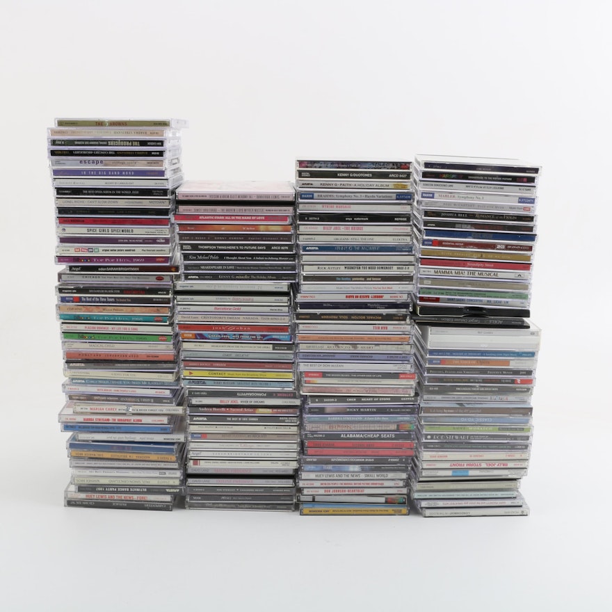 Billy Joel, Spice Girls, Mariah Carey, and Other CDs