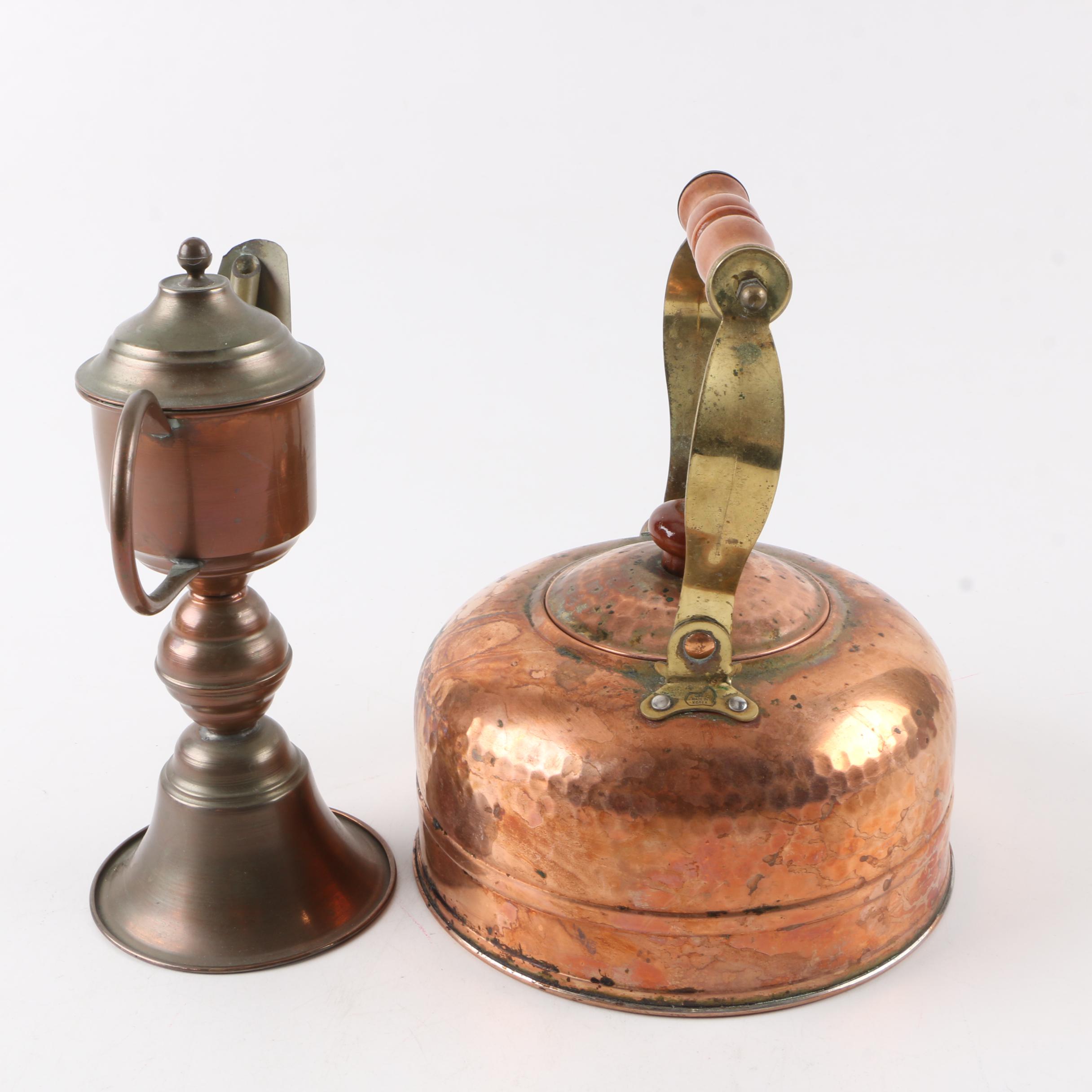 Vintage Copper Teapots