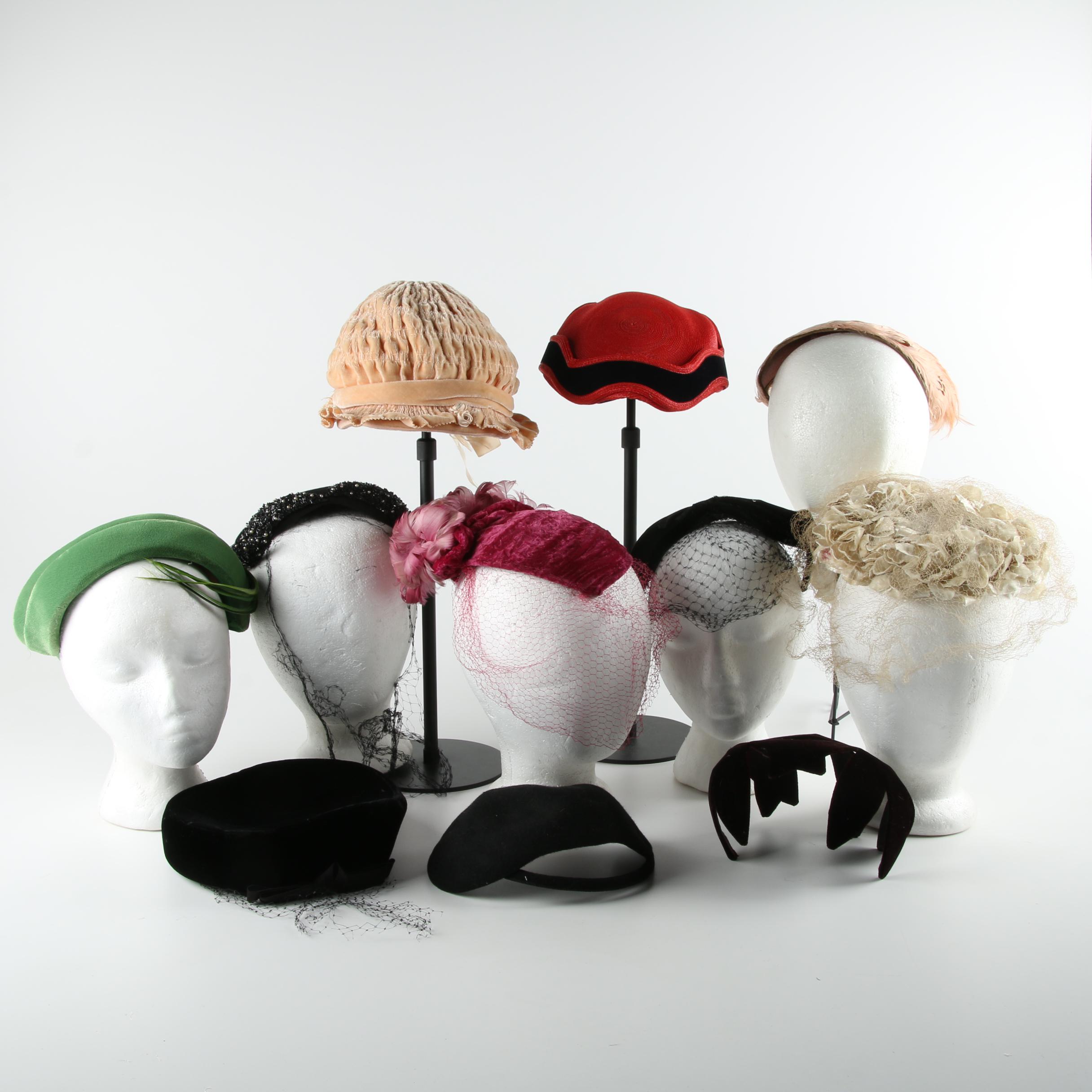 Eleven Vintage Hats Including Henry G. Ross