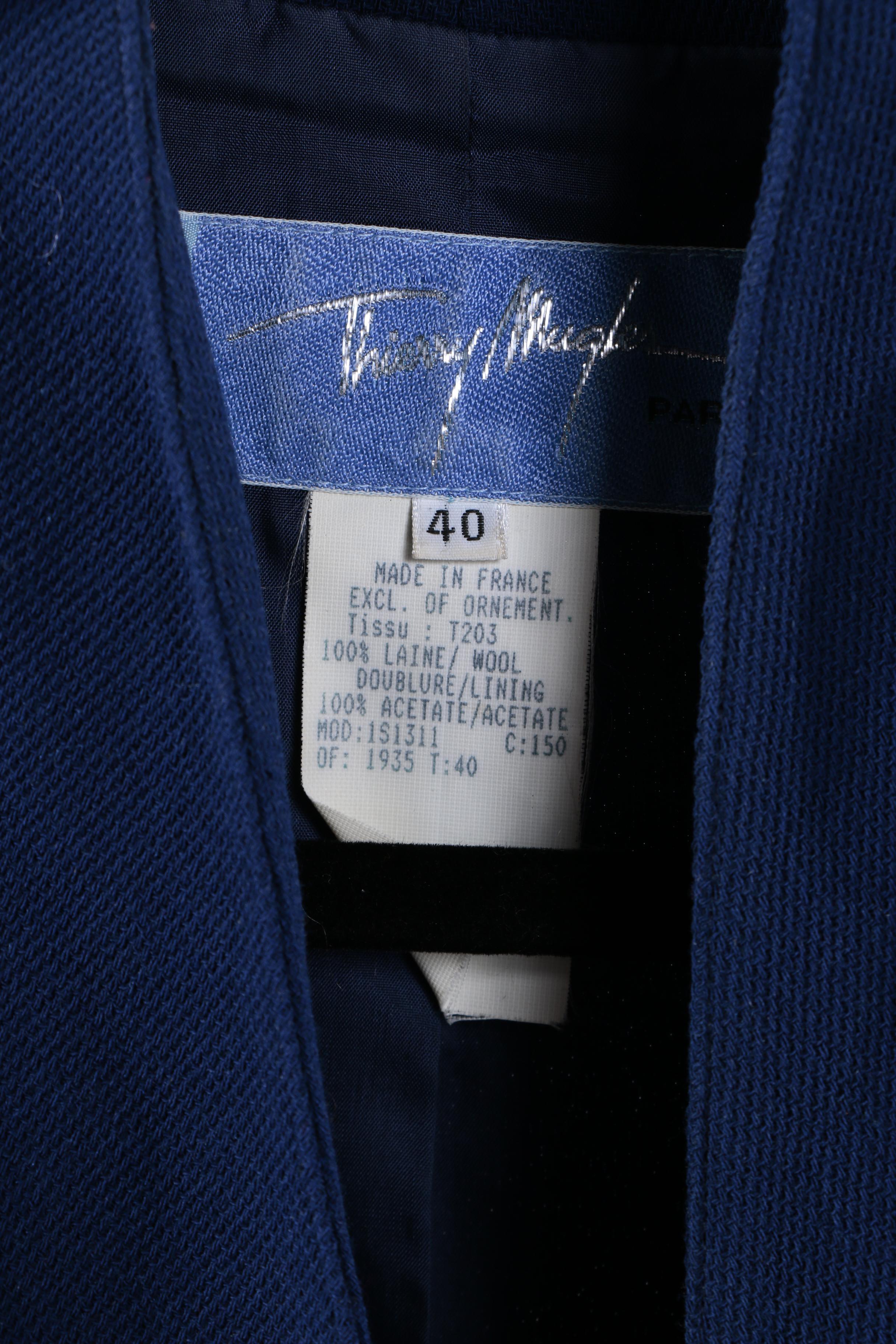 Thierry Mugler Wool Skirt Suits and Thierry Mugler Couture Blazer