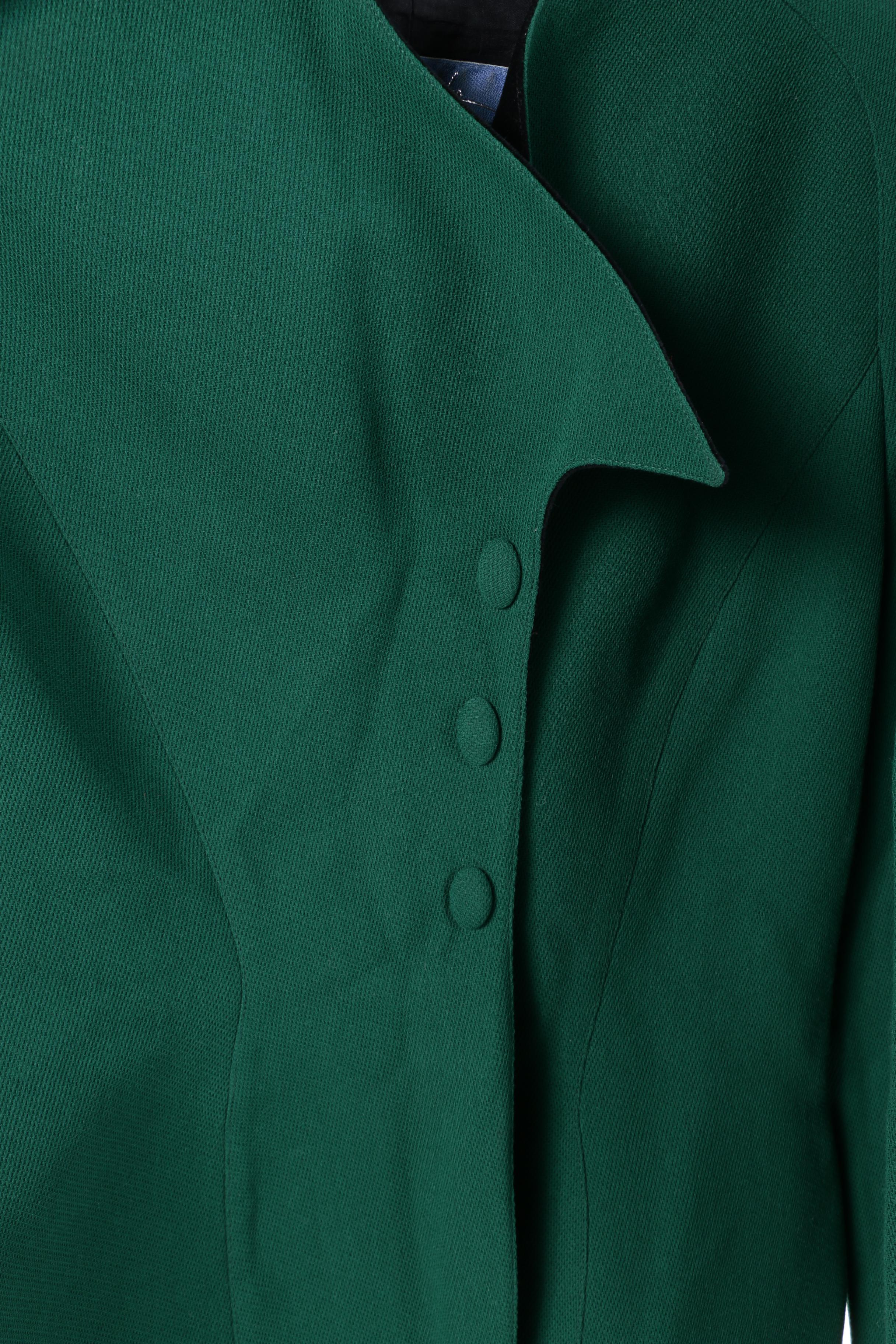 Thierry Mugler Wool Skirt Suits and Thierry Mugler Couture Blazer