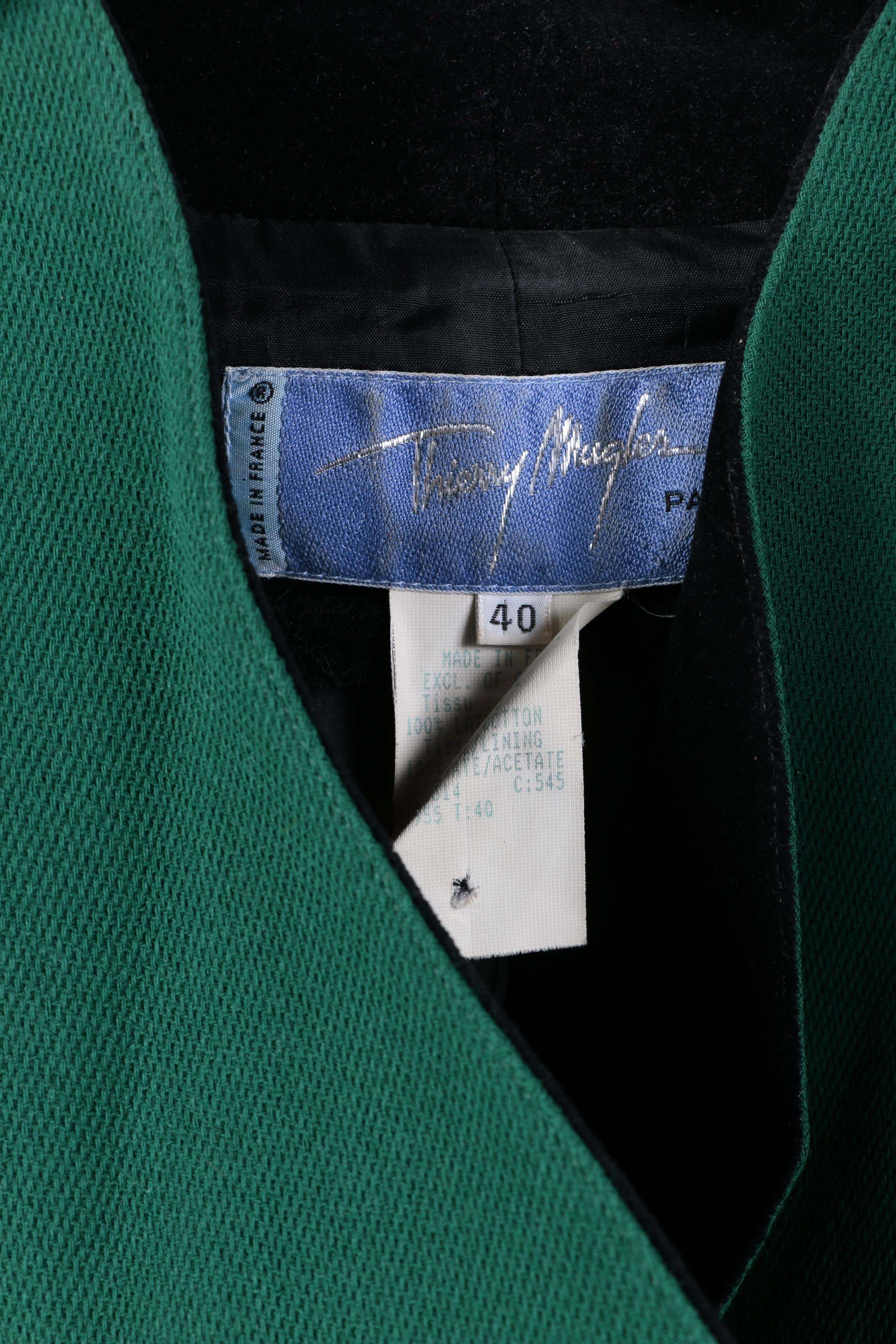 Thierry Mugler Wool Skirt Suits and Thierry Mugler Couture Blazer