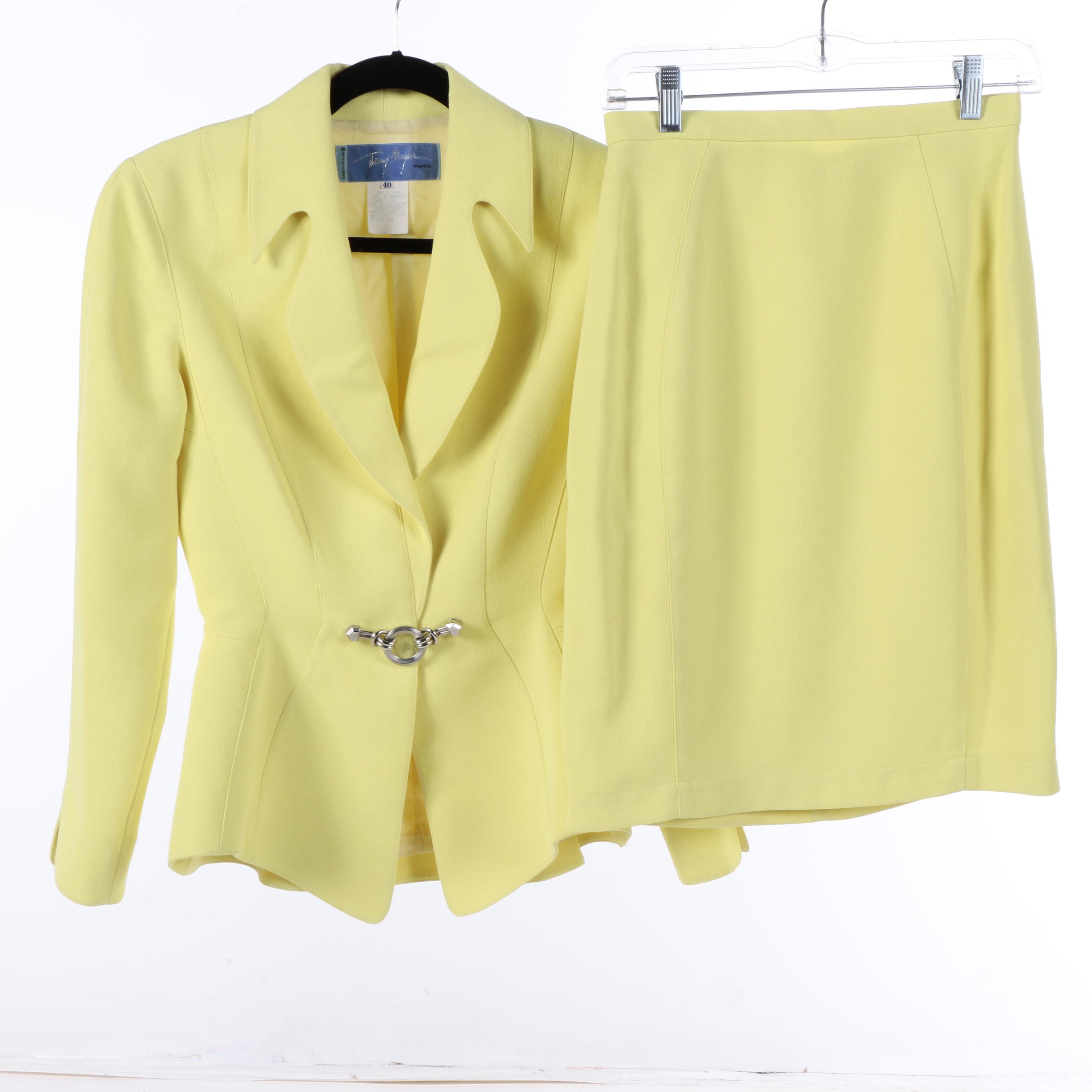 Thierry Mugler Wool Skirt Suits and Thierry Mugler Couture Blazer