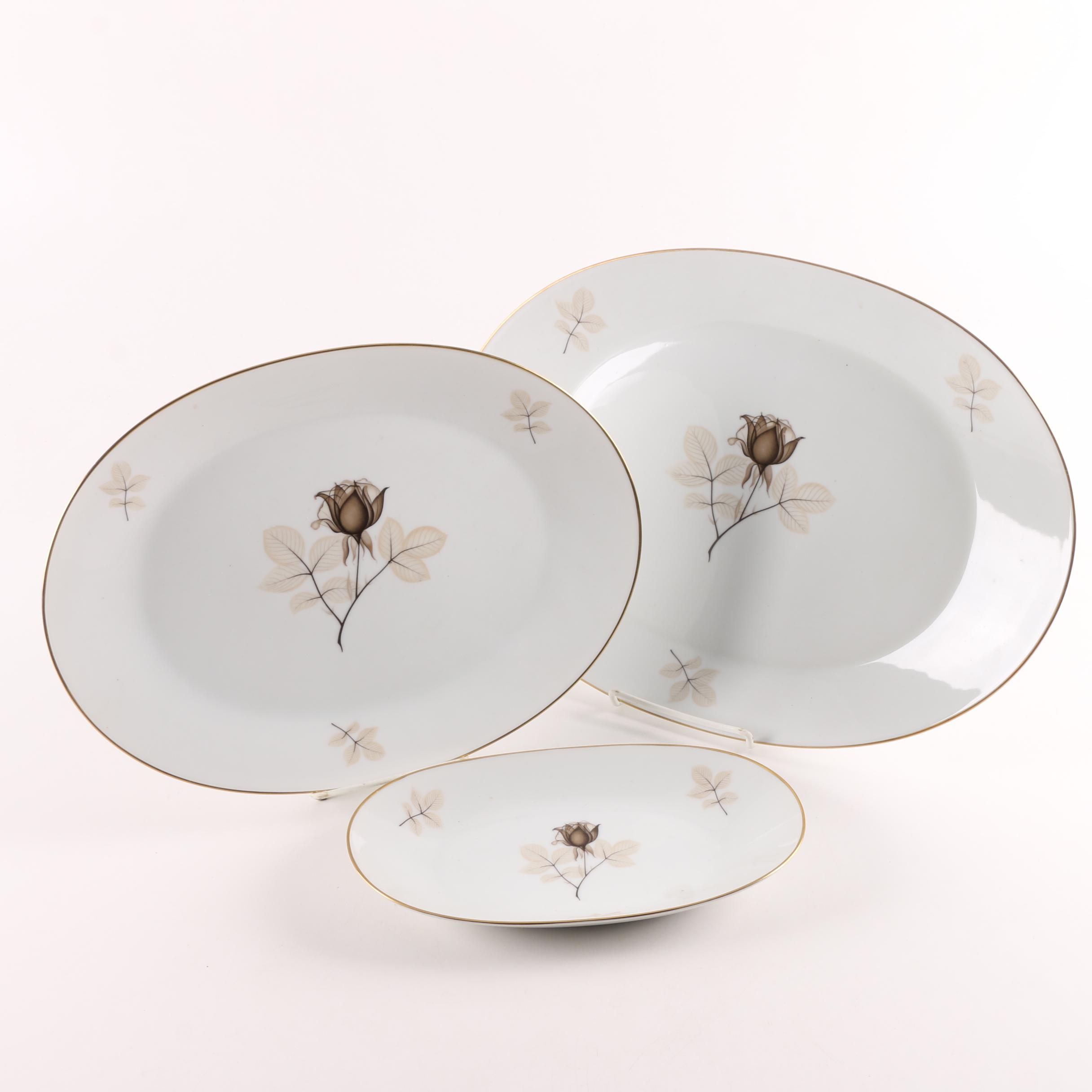 Rosenthal "Shadow Rose" Platters