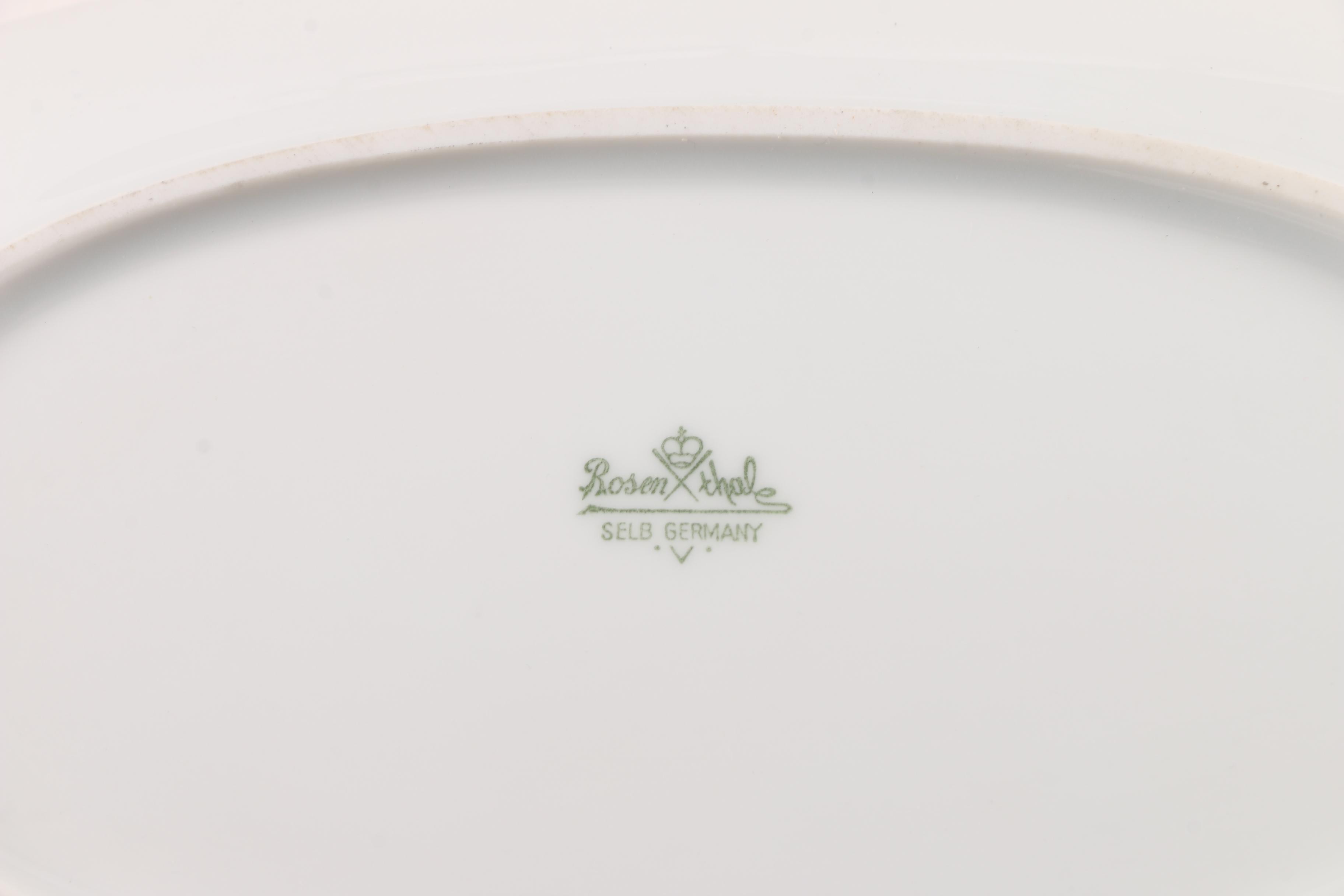 Rosenthal "Shadow Rose" Platters