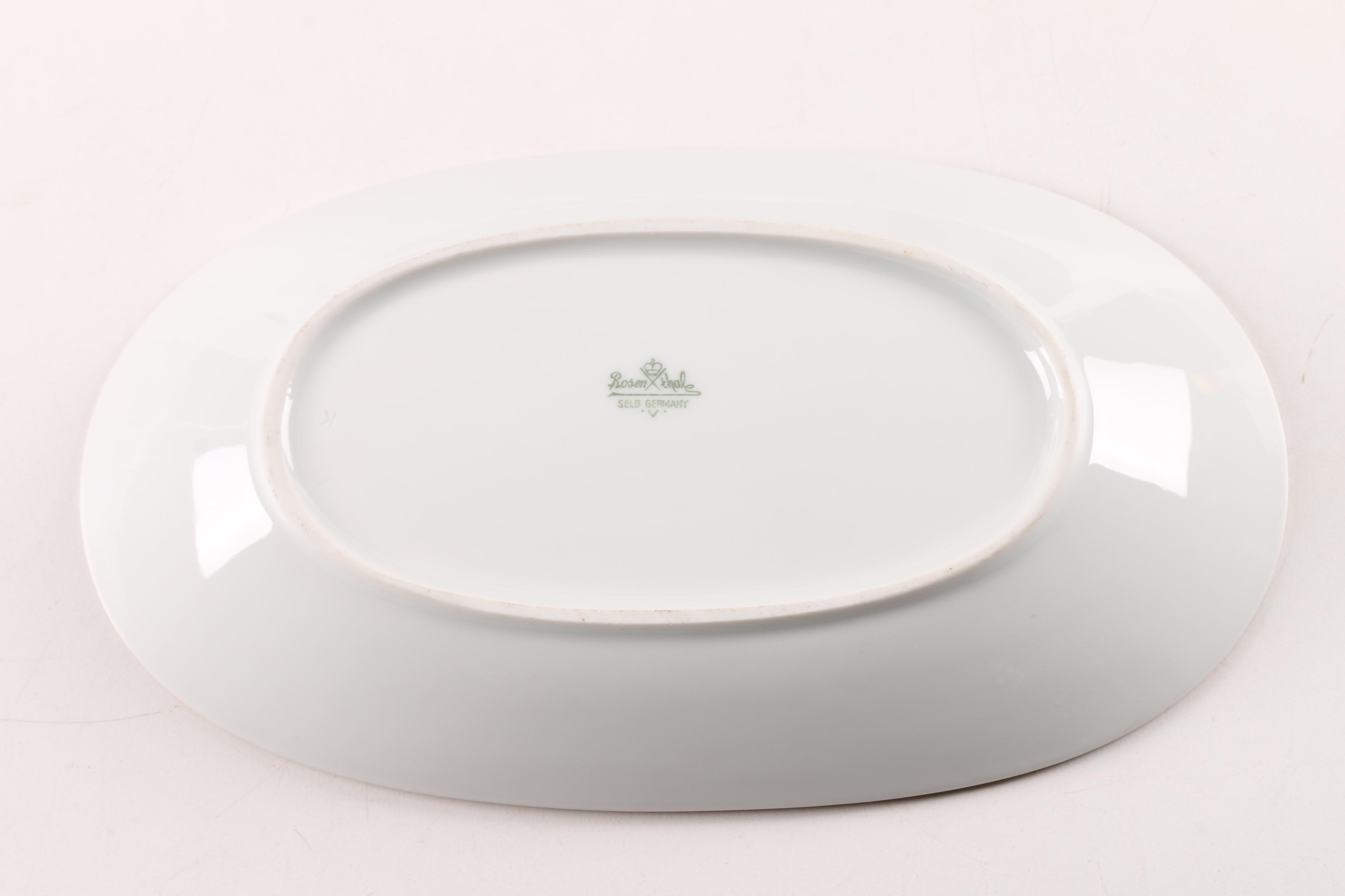 Rosenthal "Shadow Rose" Platters