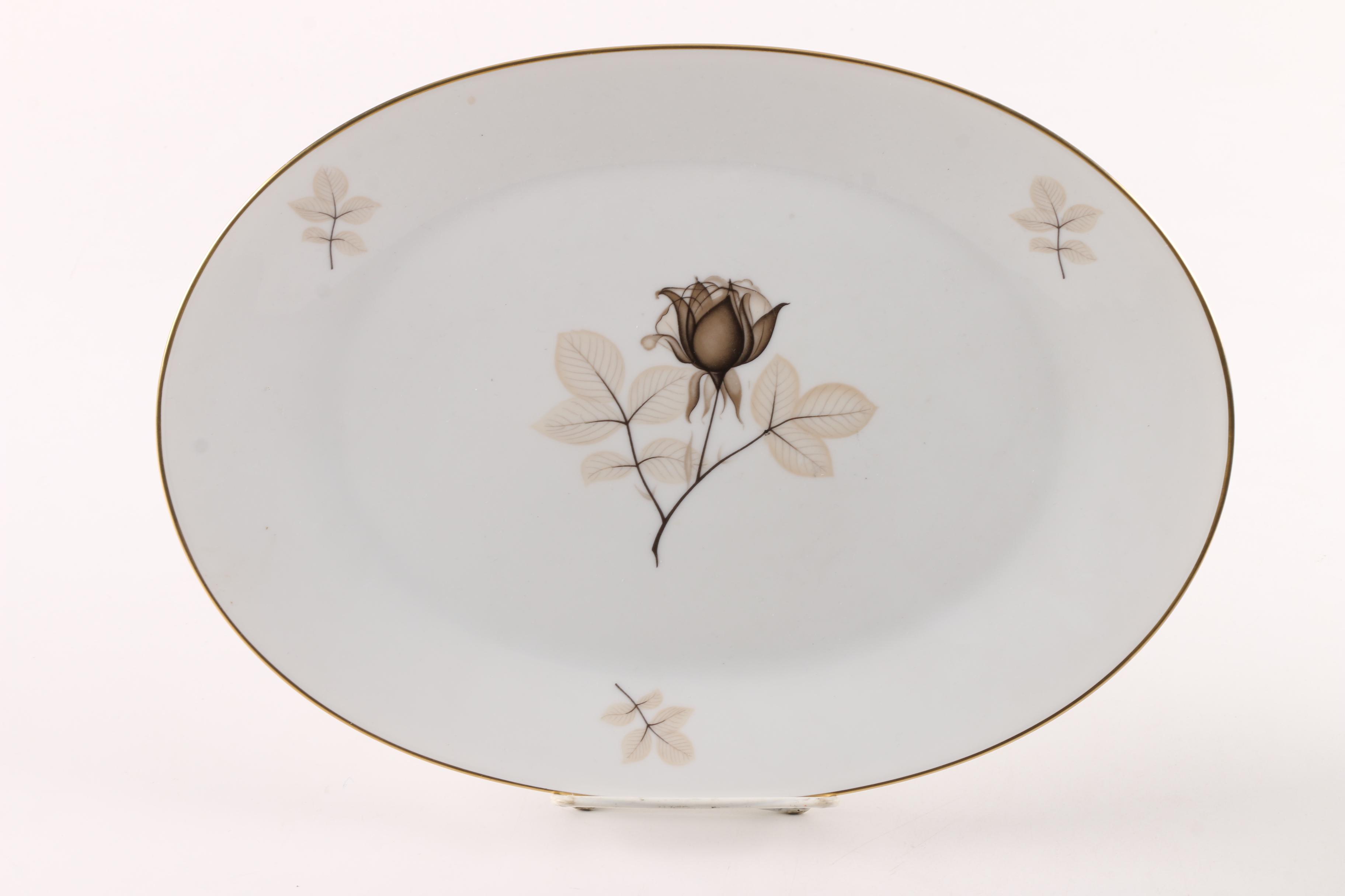 Rosenthal "Shadow Rose" Platters