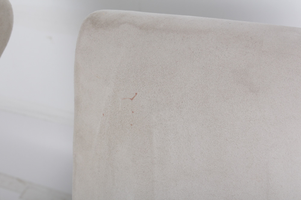 Pottery Barn Dining Chairs with Cream Upholstery