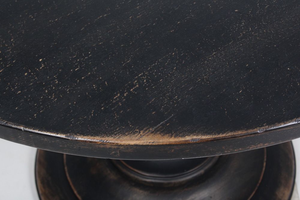 Black Wooden "Dawson" Bistro Table from Pottery Barn