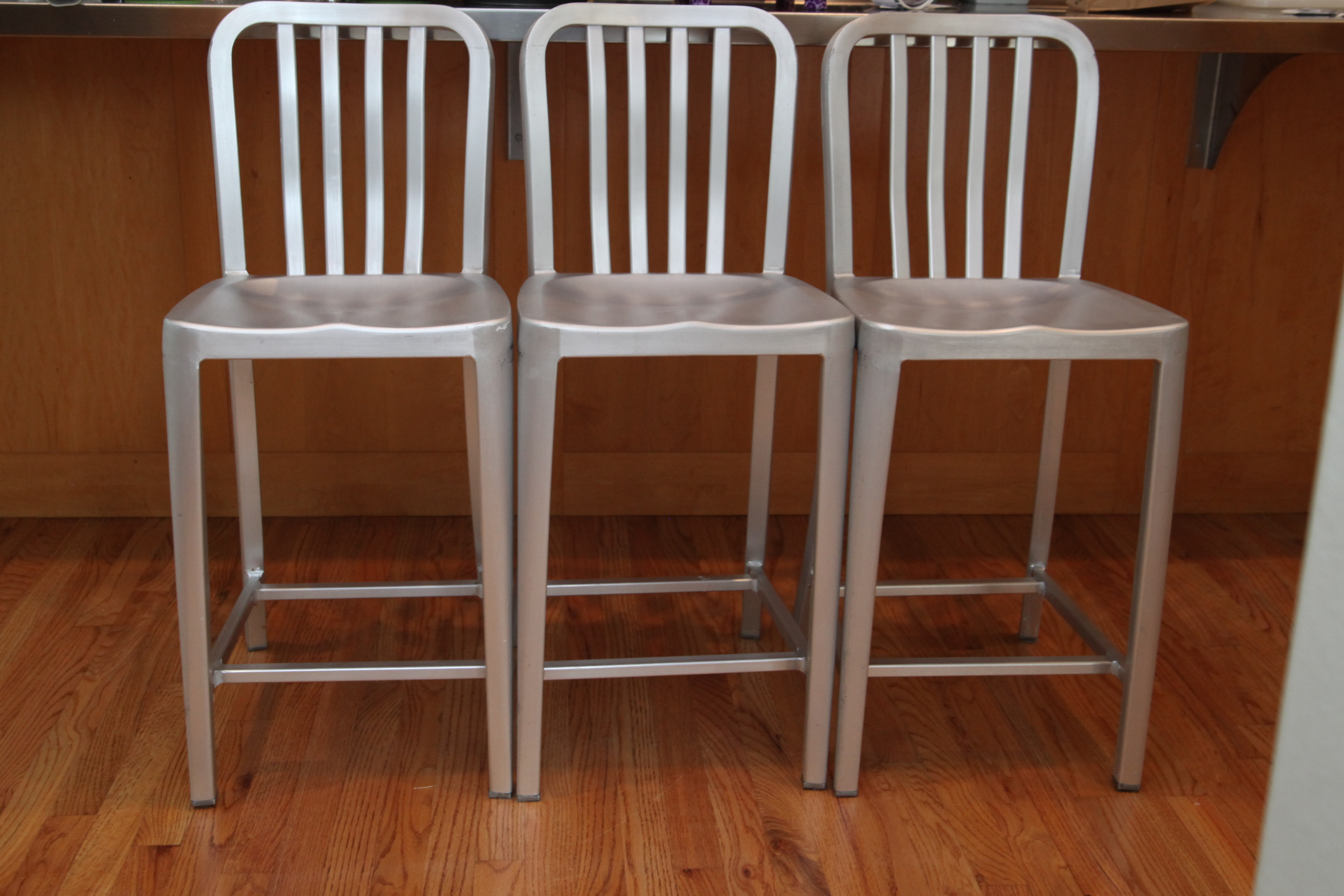 Metal Counter-Height Chairs
