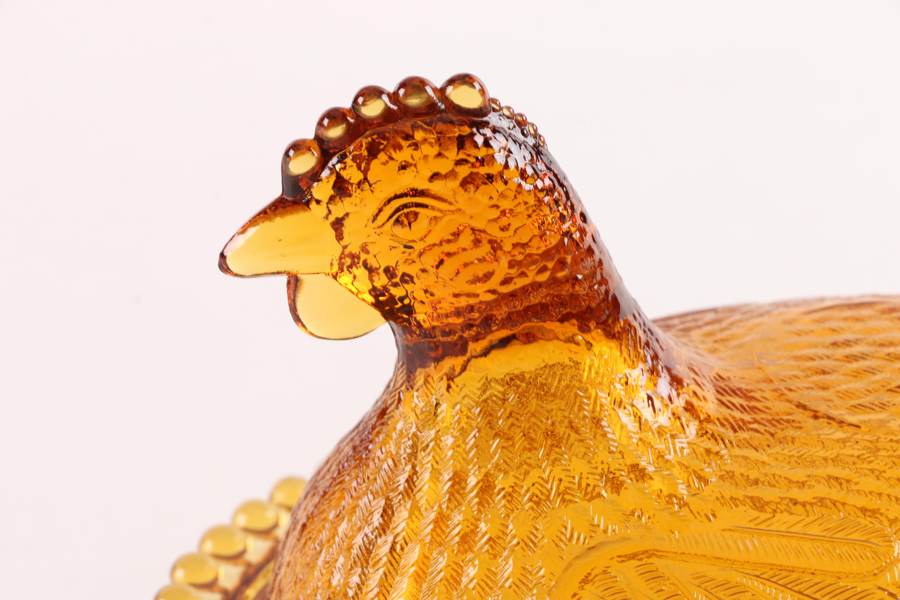 Collection of Vintage Amber Glass Tableware