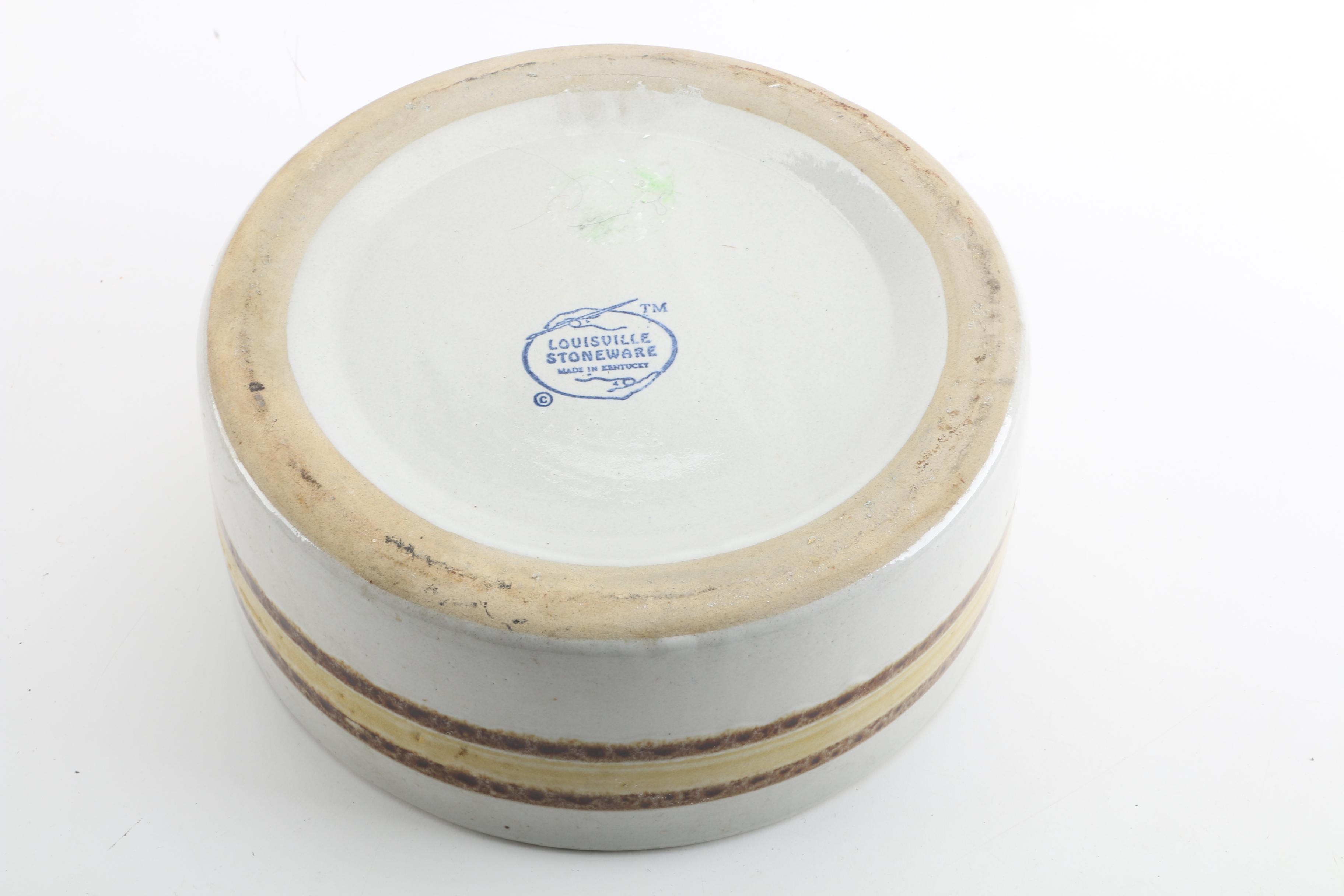 Louisville Stoneware Dog Bowl