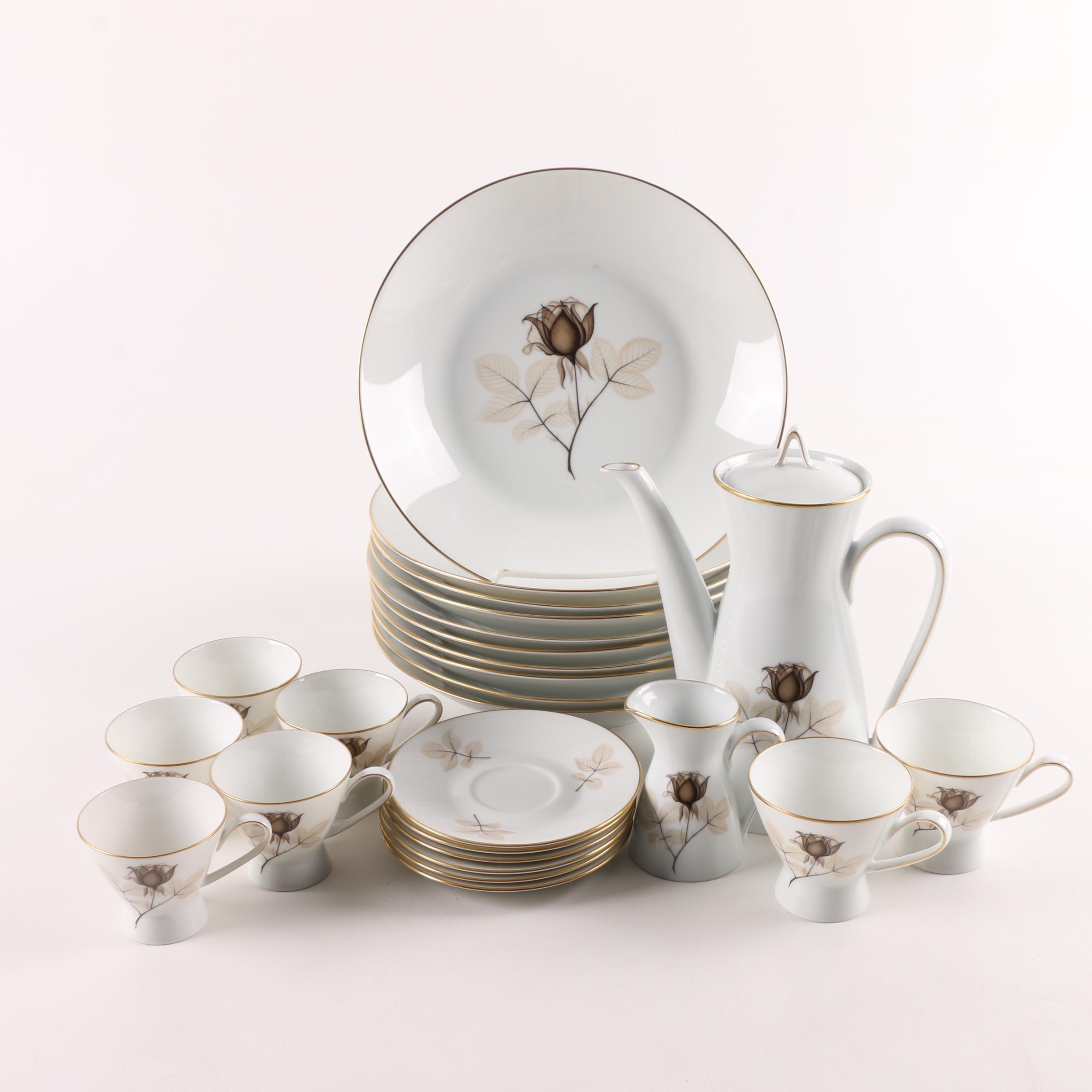 Rosenthal "Shadow Rose" Dinnerware