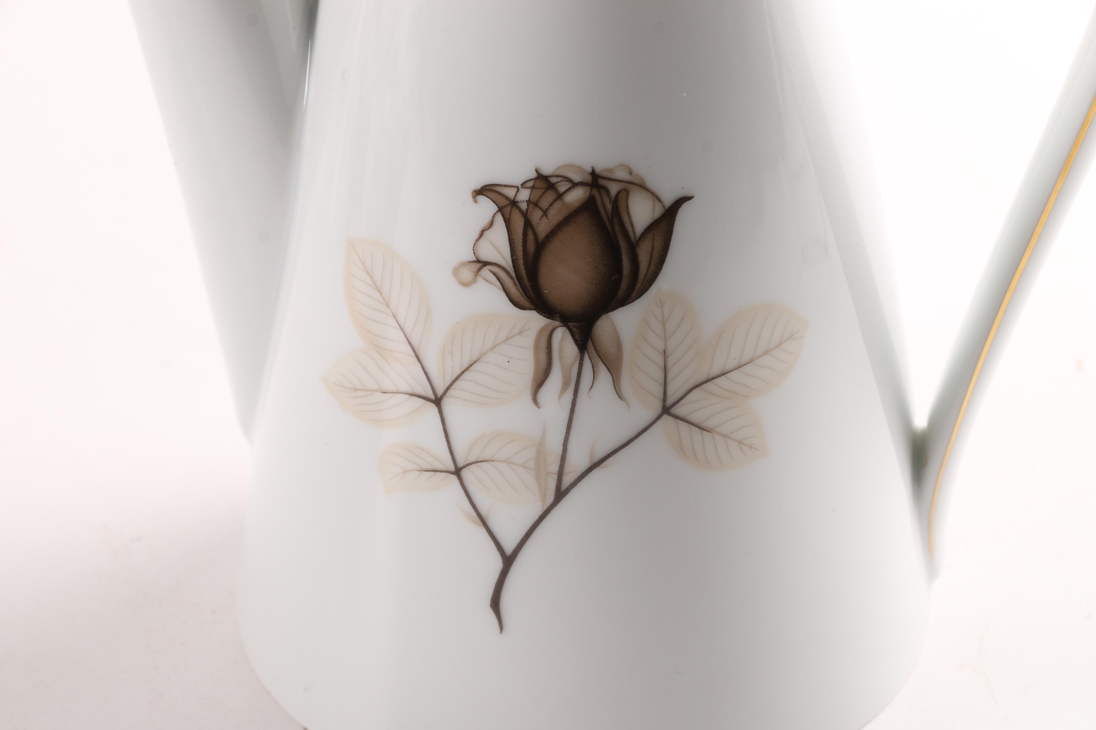 Rosenthal "Shadow Rose" Dinnerware