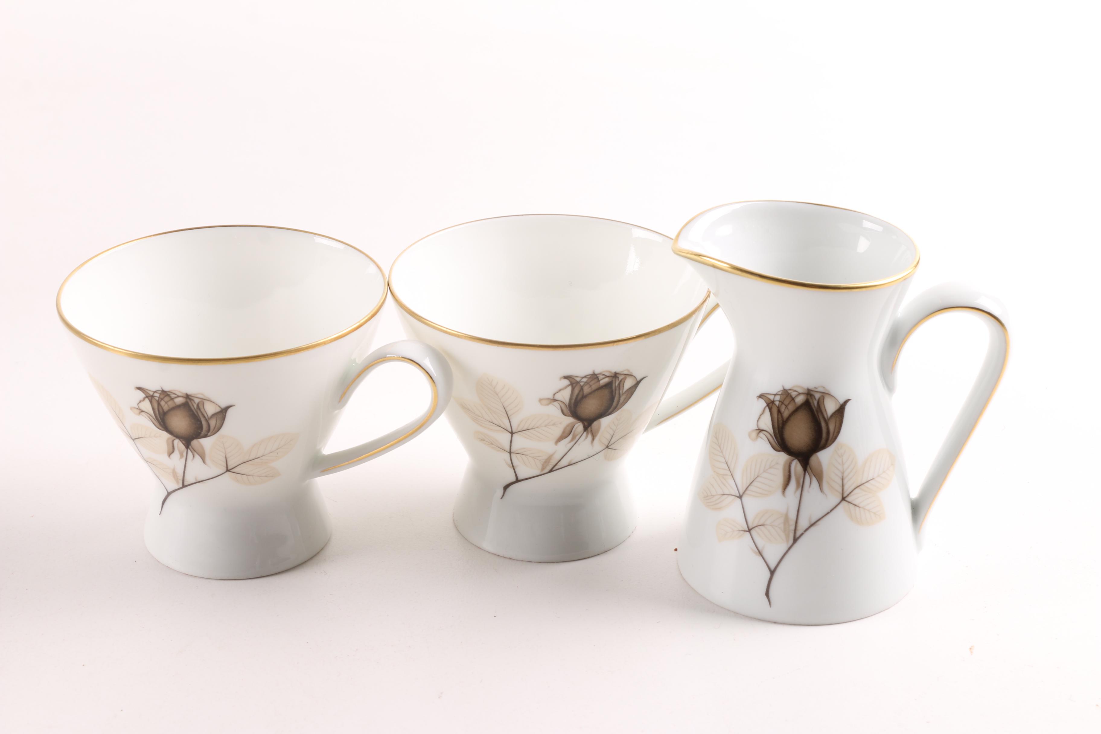 Rosenthal "Shadow Rose" Dinnerware
