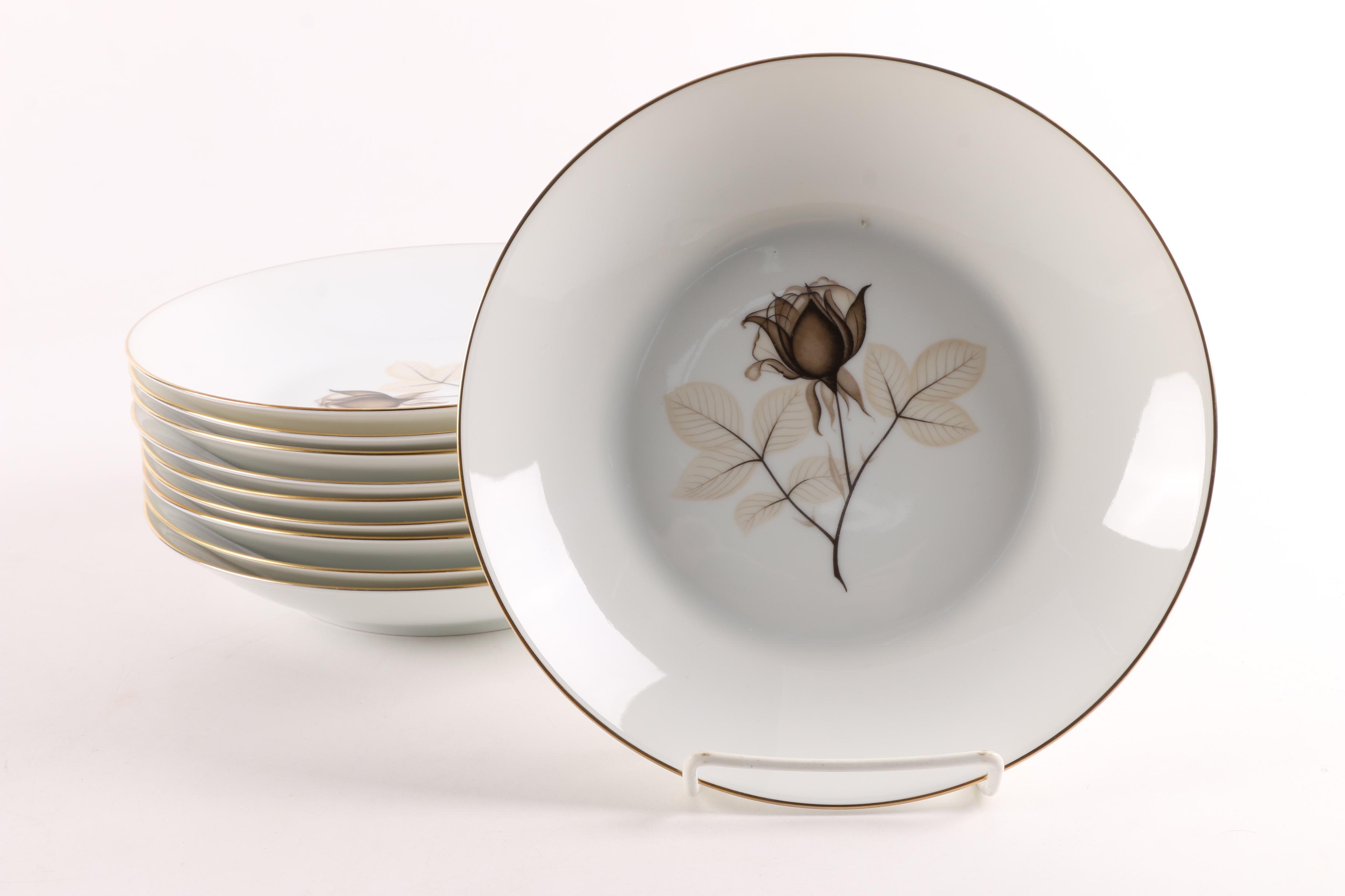 Rosenthal "Shadow Rose" Dinnerware