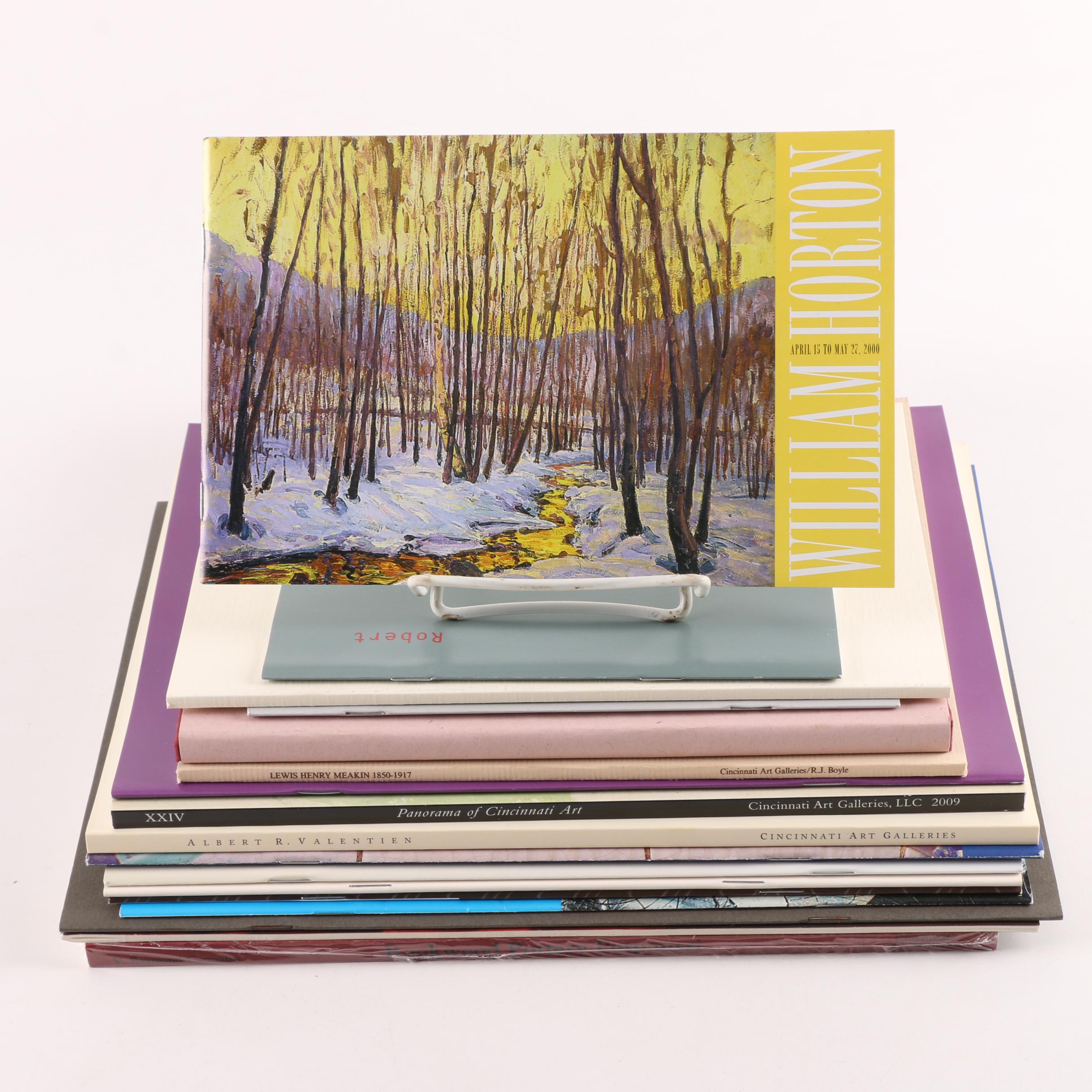 Art and Pottery Books Including Cincinnati Art Galleries Publications