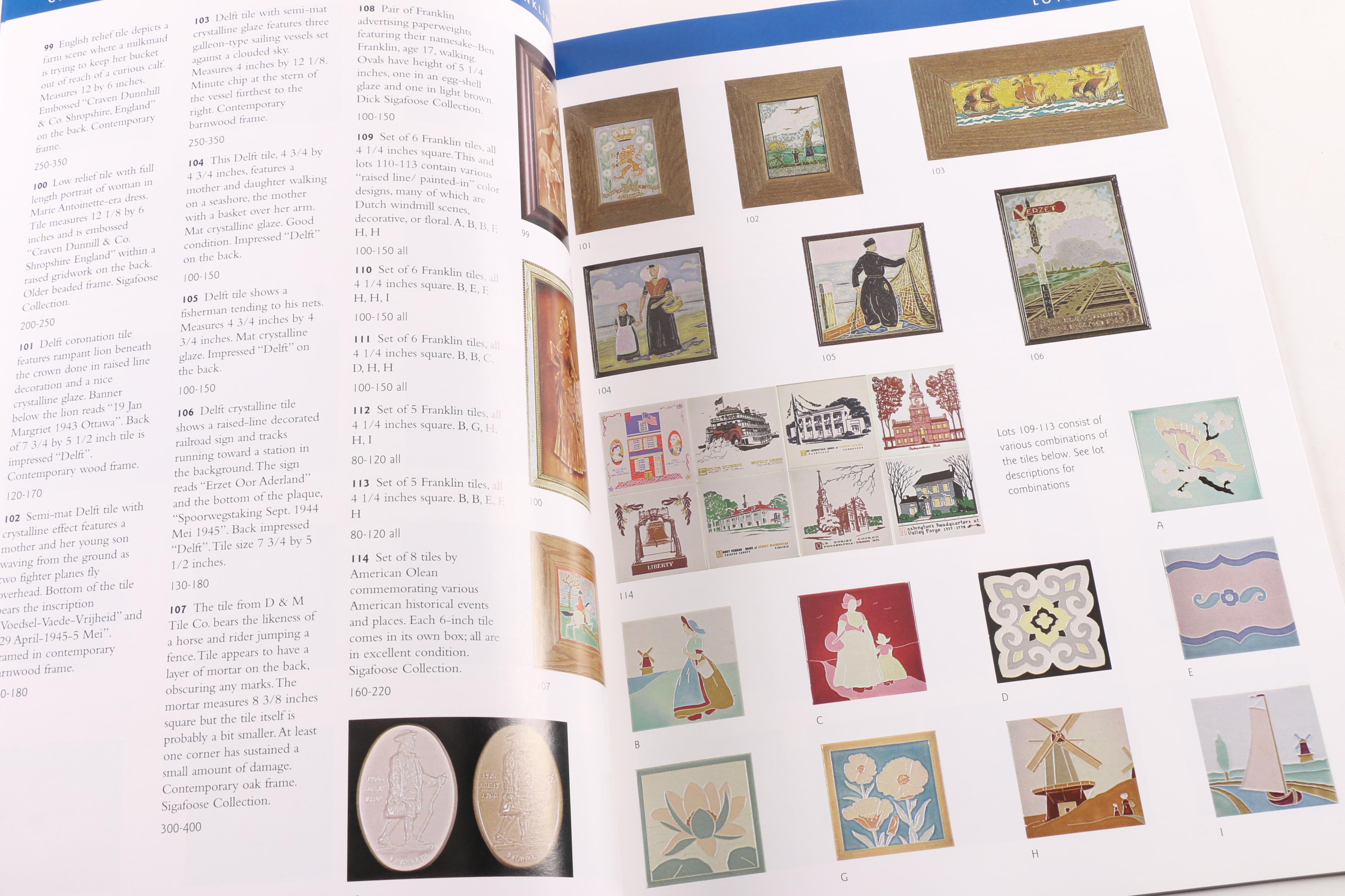 Art and Pottery Books Including Cincinnati Art Galleries Publications