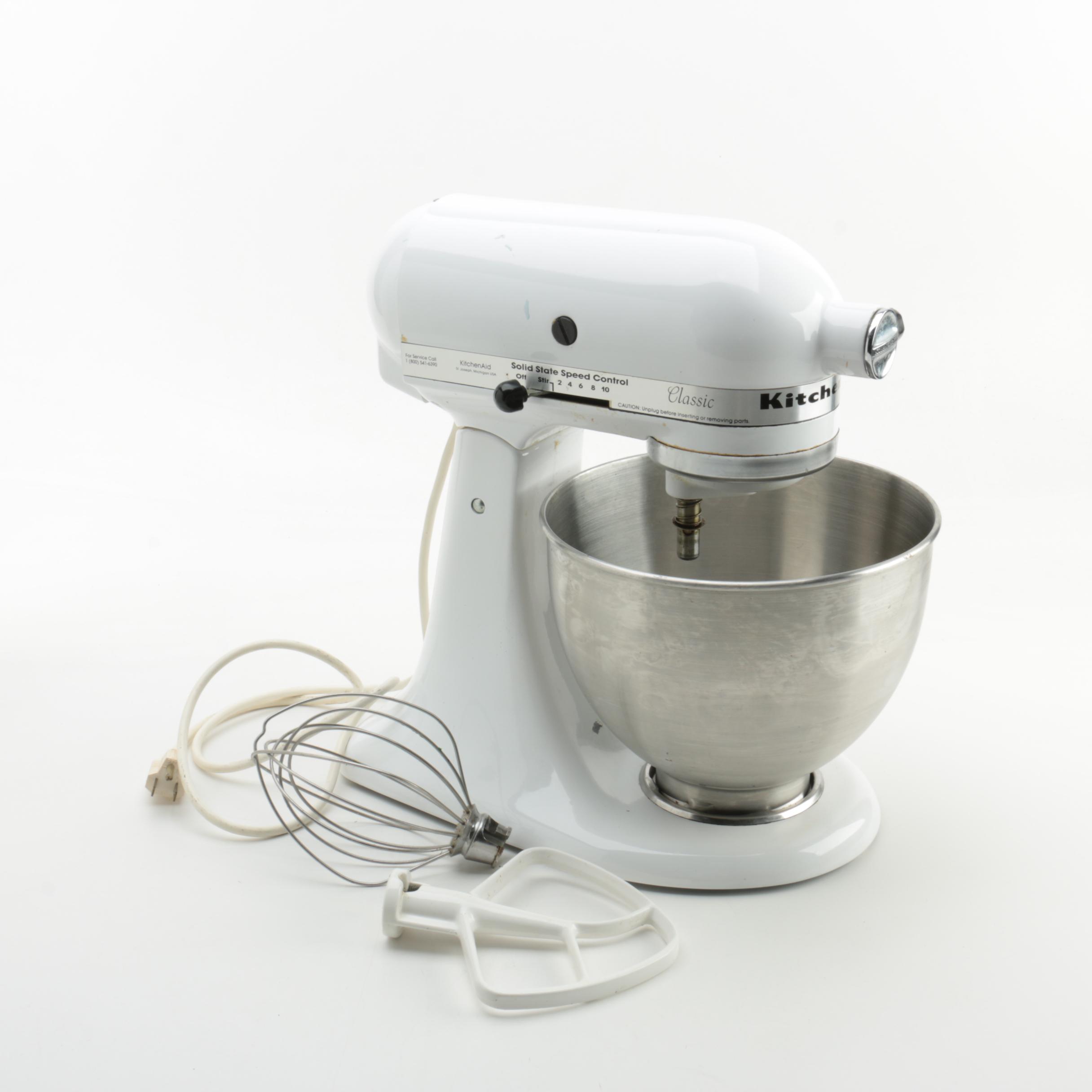 KitchenAid Classic Electric Stand Mixer with Tilting Head K45SS