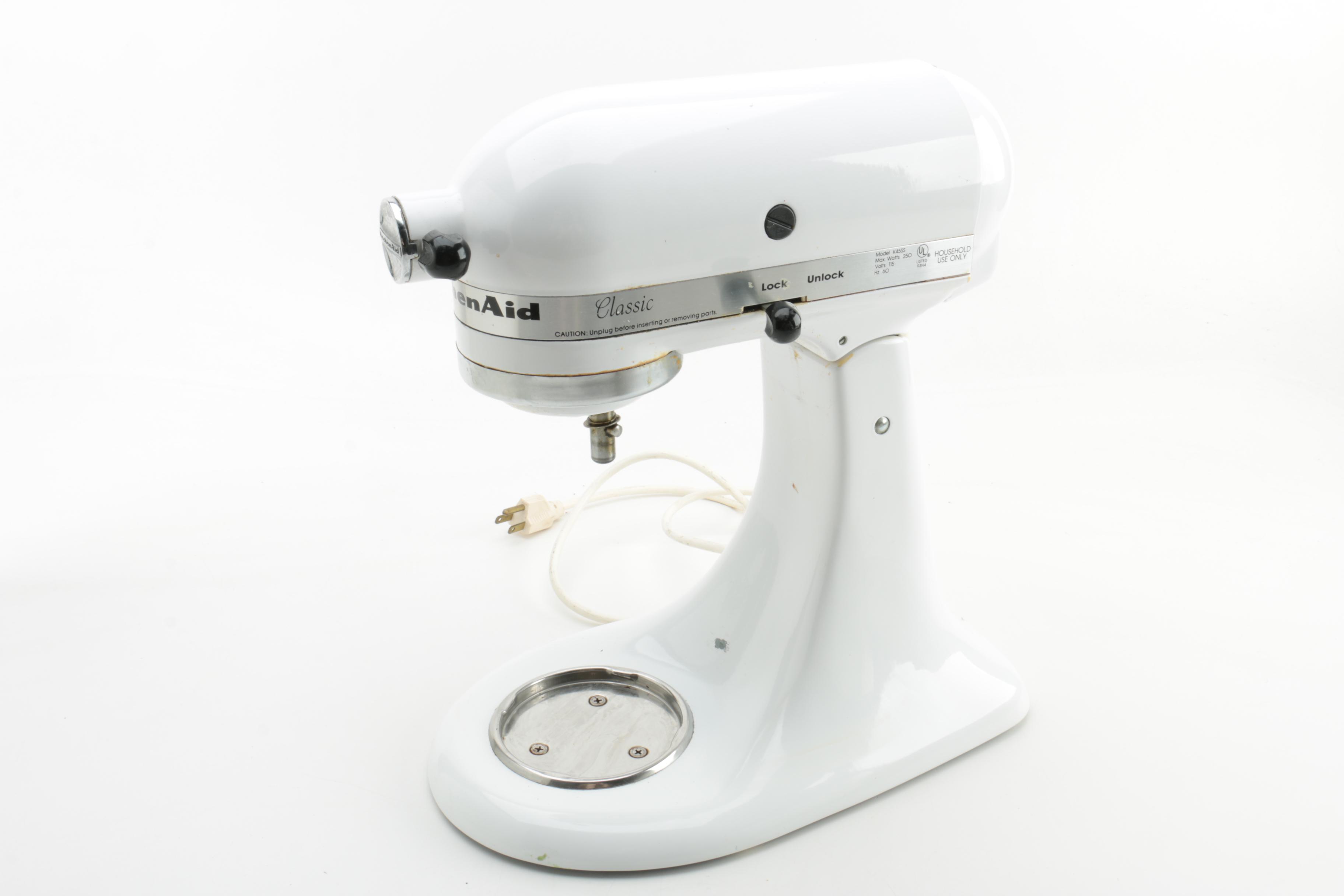 KitchenAid Classic Electric Stand Mixer with Tilting Head K45SS