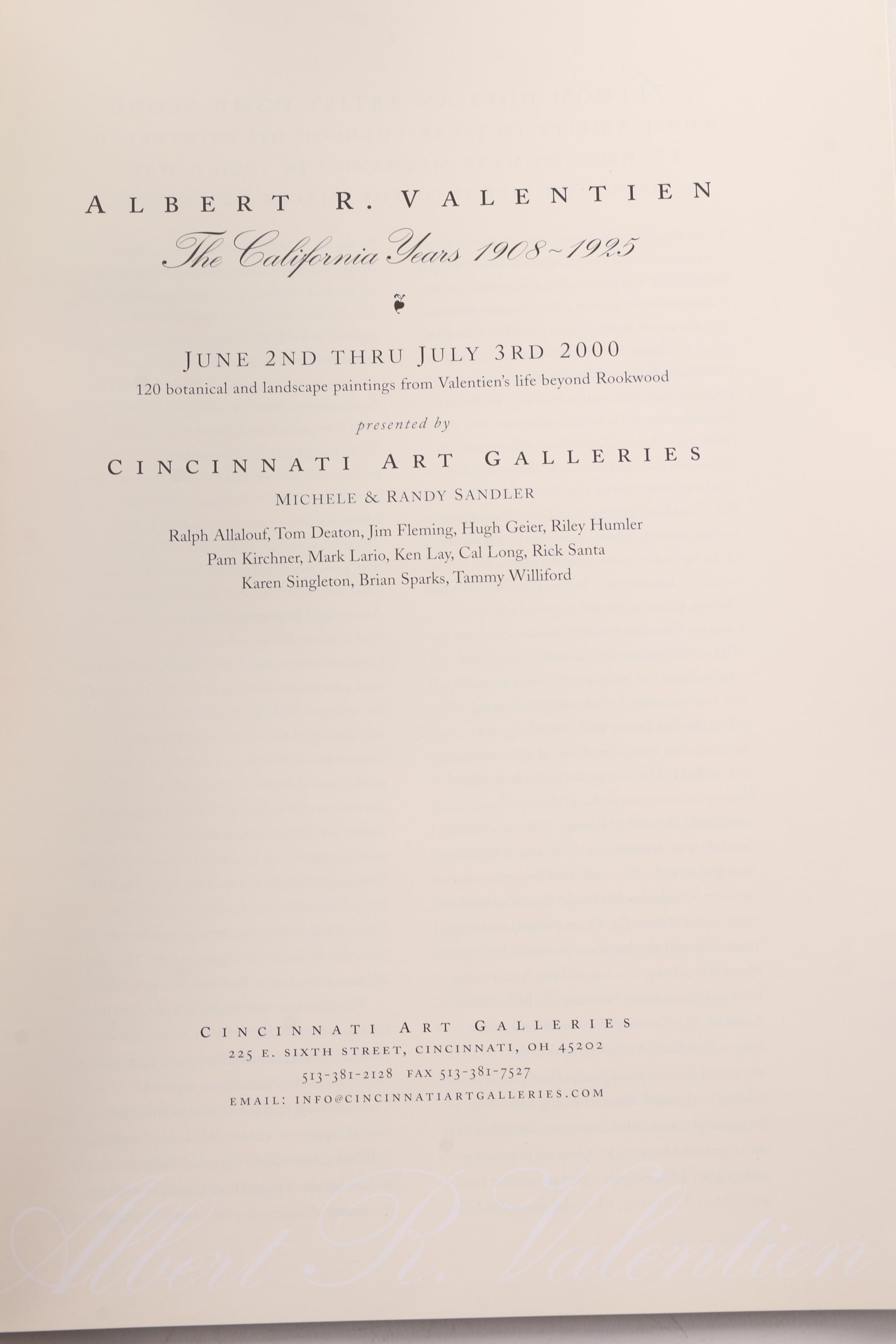 Art and Pottery Books Including Cincinnati Art Galleries Publications