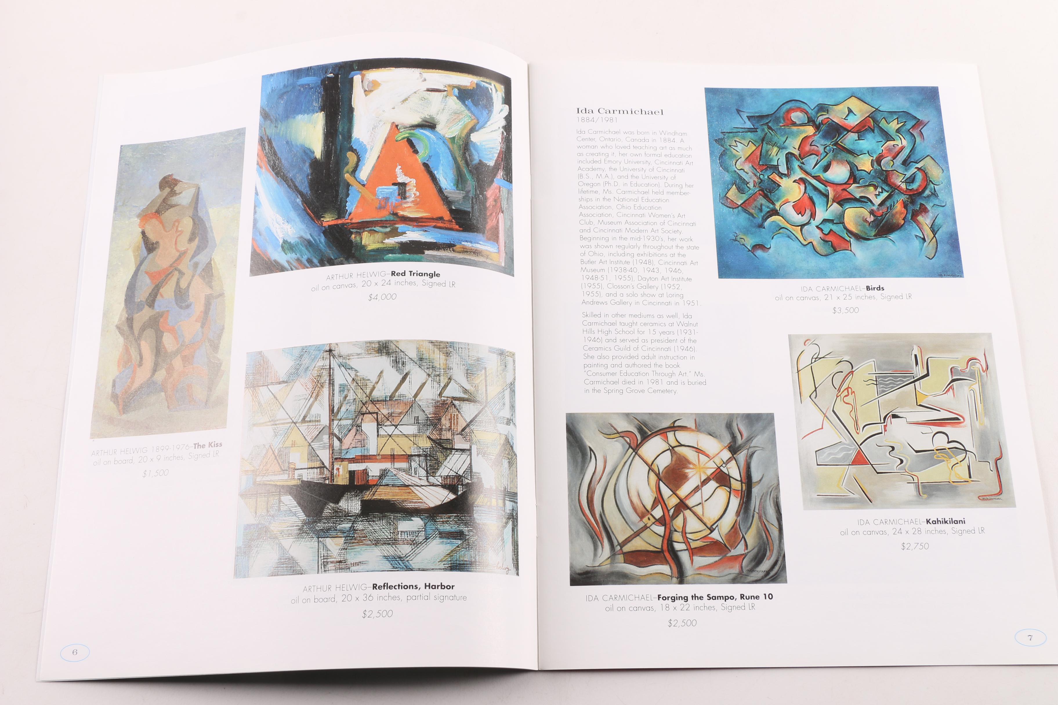 Art and Pottery Books Including Cincinnati Art Galleries Publications