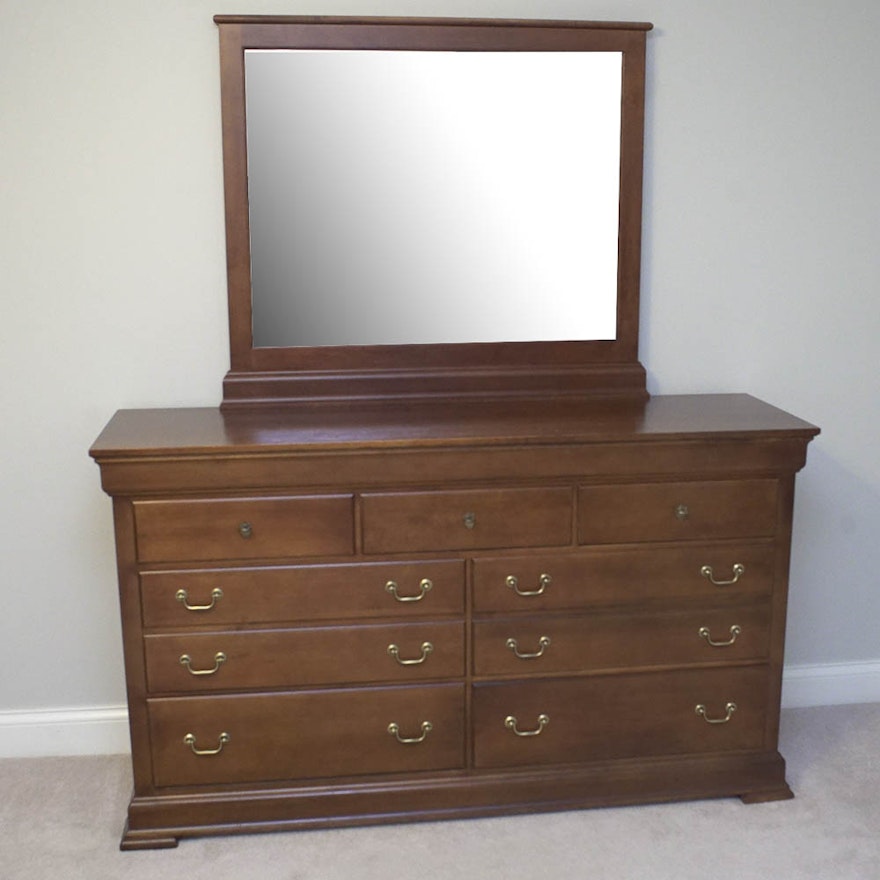"Medallion Collection" Dresser with Mirror by Pennsylvania House