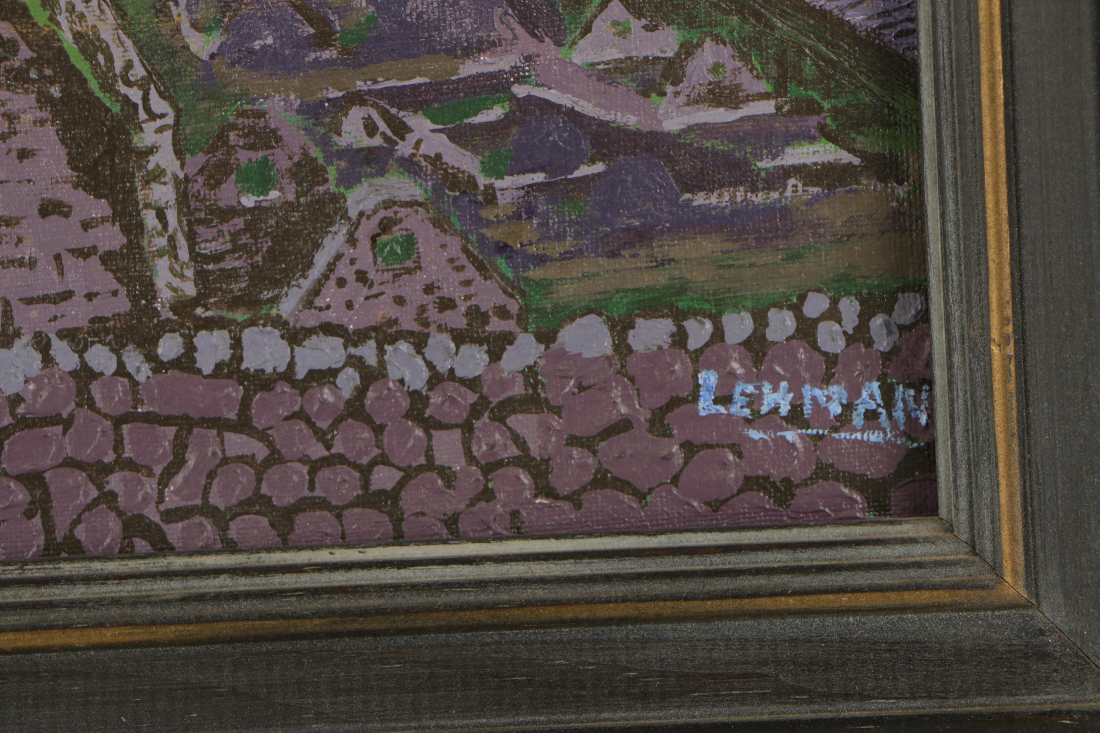 Lehman Oil Painting of Machu Picchu