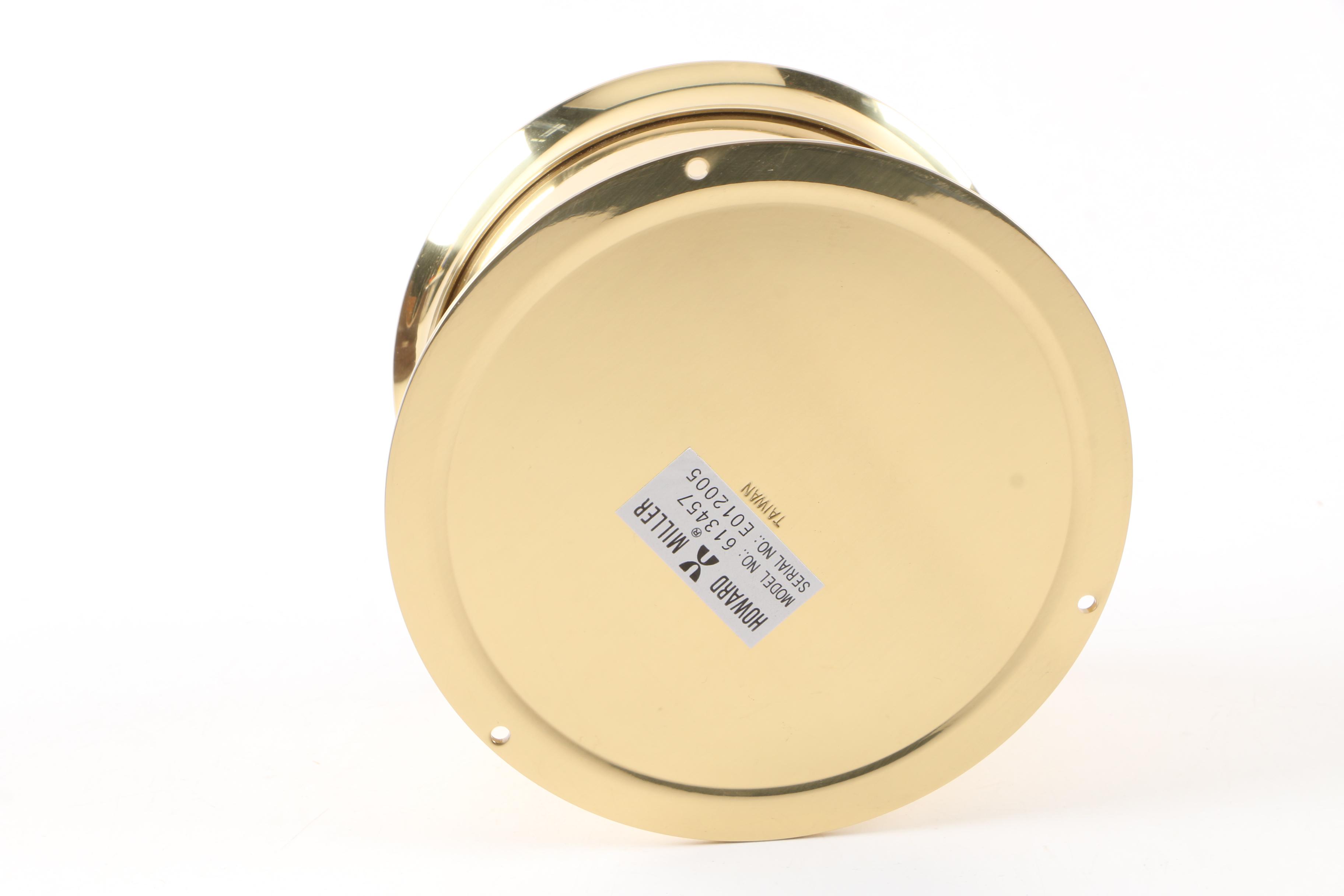 Howard Miller Tide and Time Clock and Barometer on Stands