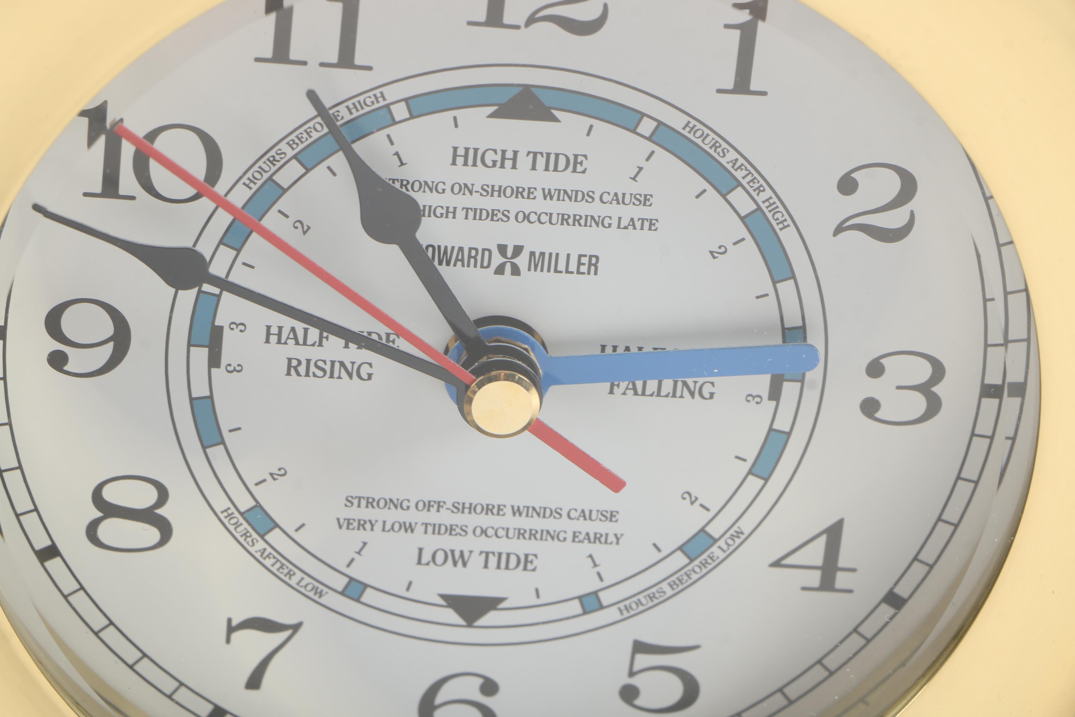 Howard Miller Tide and Time Clock and Barometer on Stands