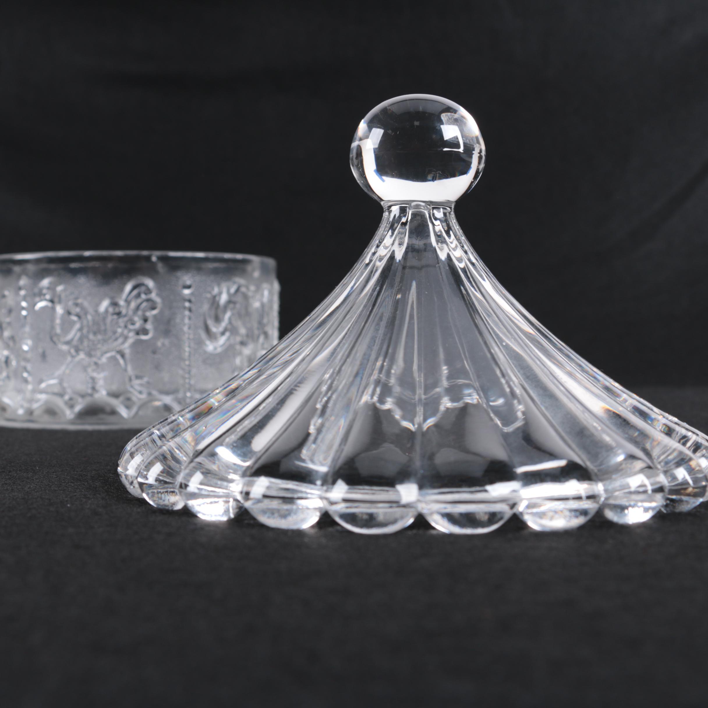 Goebel "Carousel" Crystal Candy Box