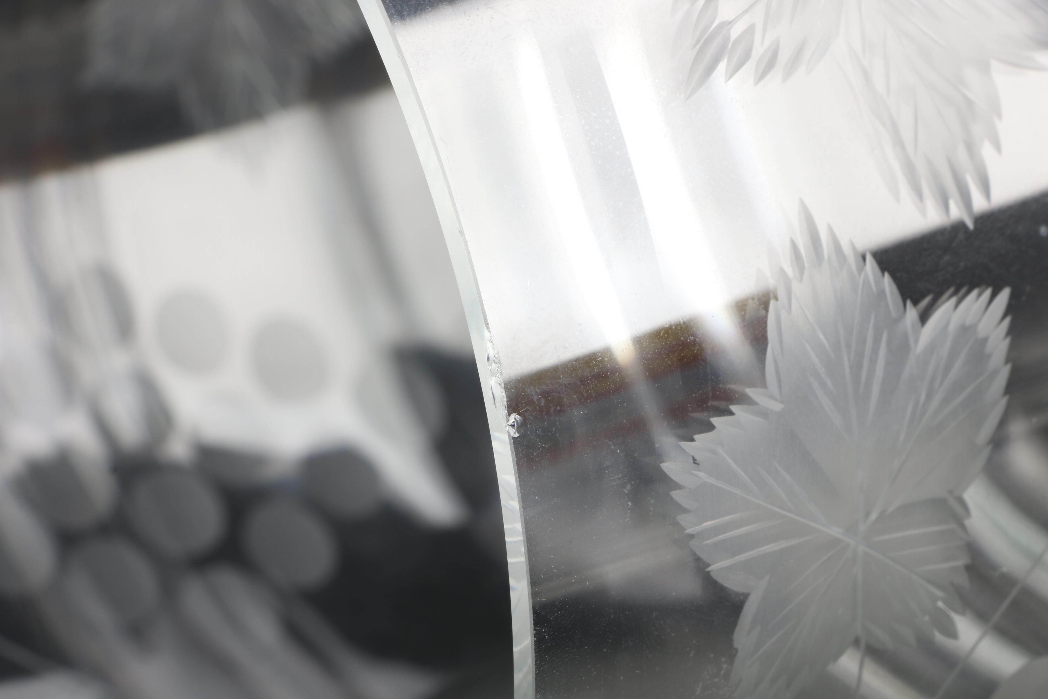 Glas Von Marion Etched Glass Punch Set