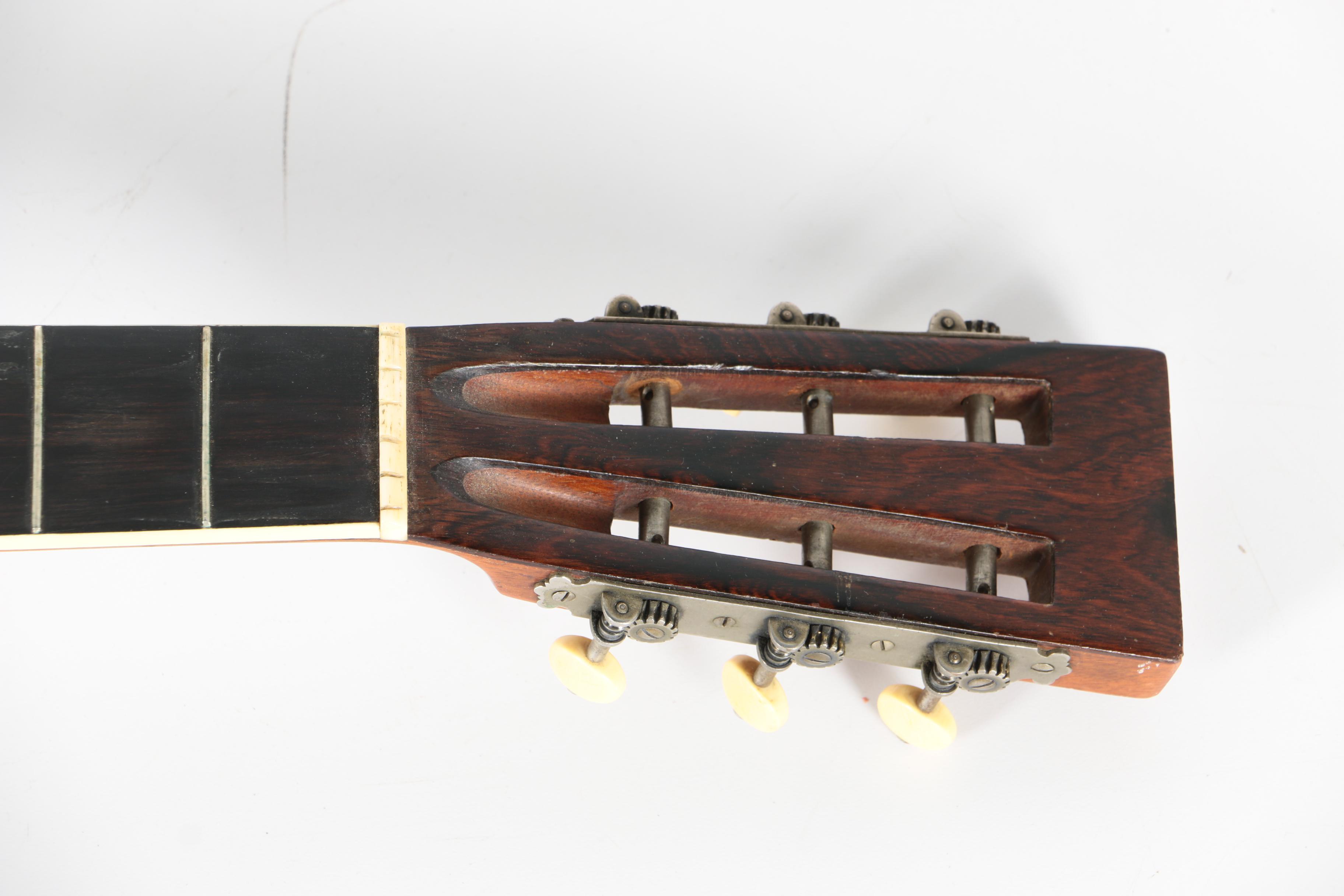 Vintage George Washburn 1897-Style "New Model 123" Parlor Acoustic Guitar