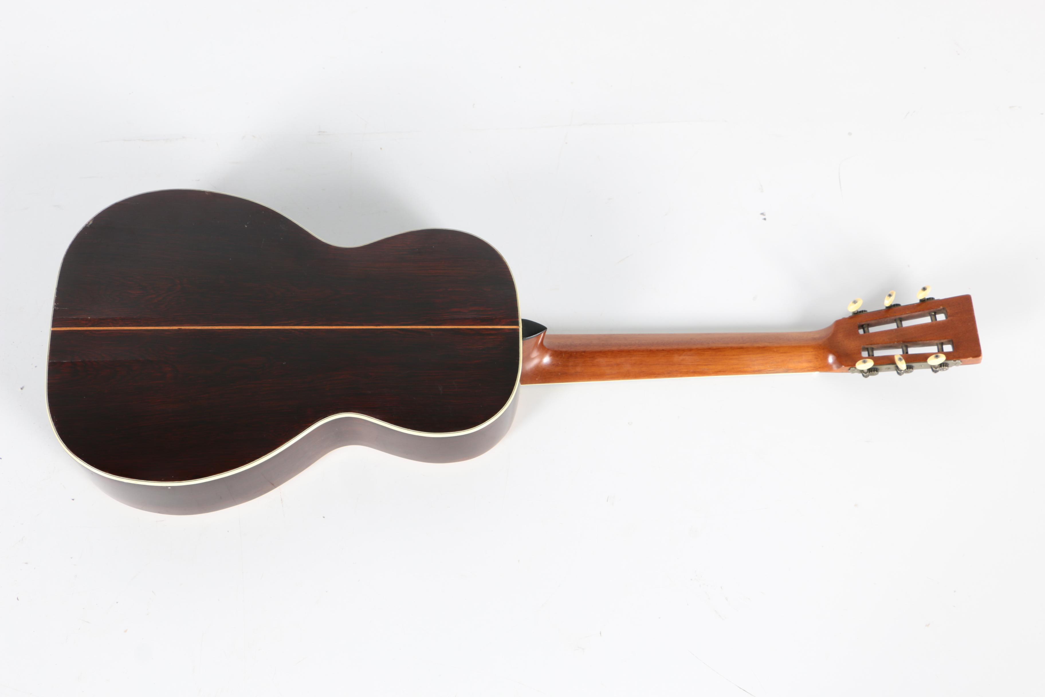 Vintage George Washburn 1897-Style "New Model 123" Parlor Acoustic Guitar