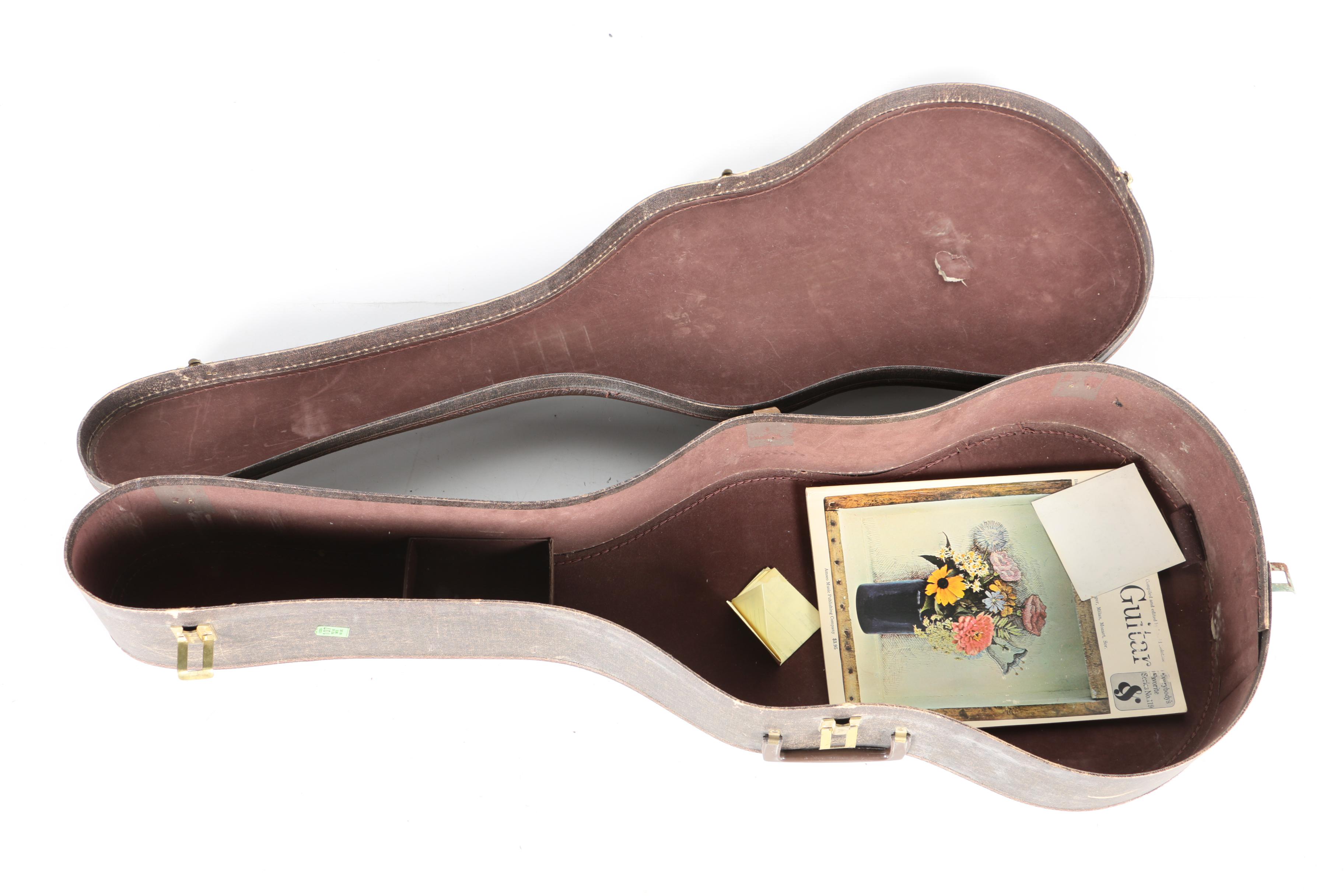 Vintage George Washburn 1897-Style "New Model 123" Parlor Acoustic Guitar