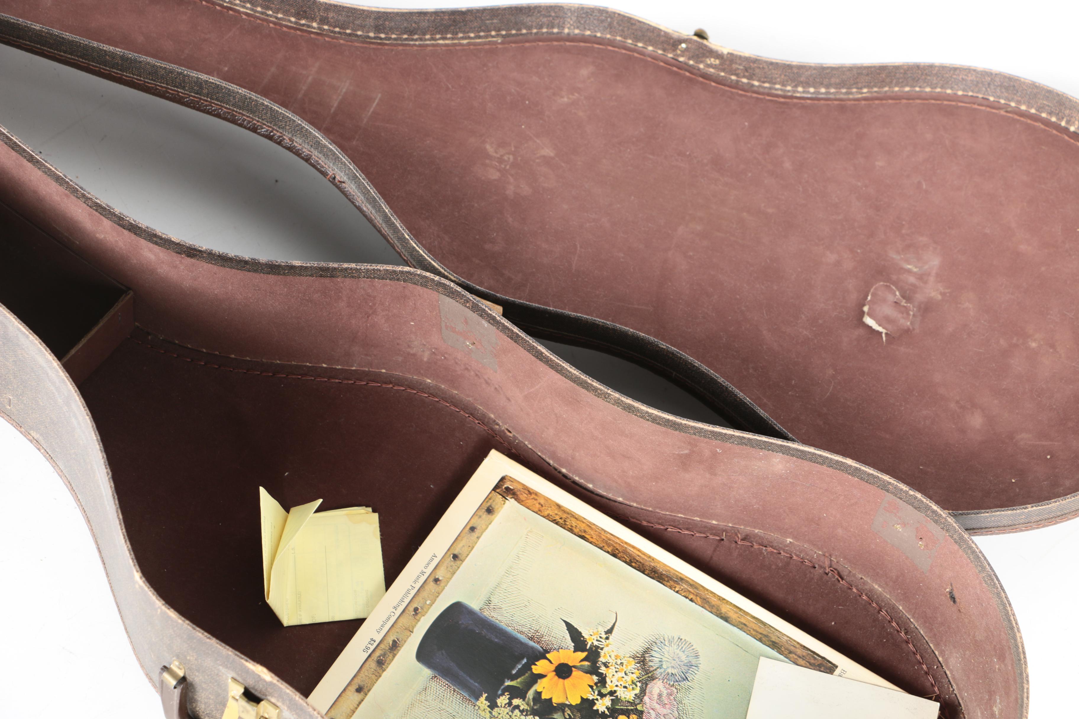 Vintage George Washburn 1897-Style "New Model 123" Parlor Acoustic Guitar