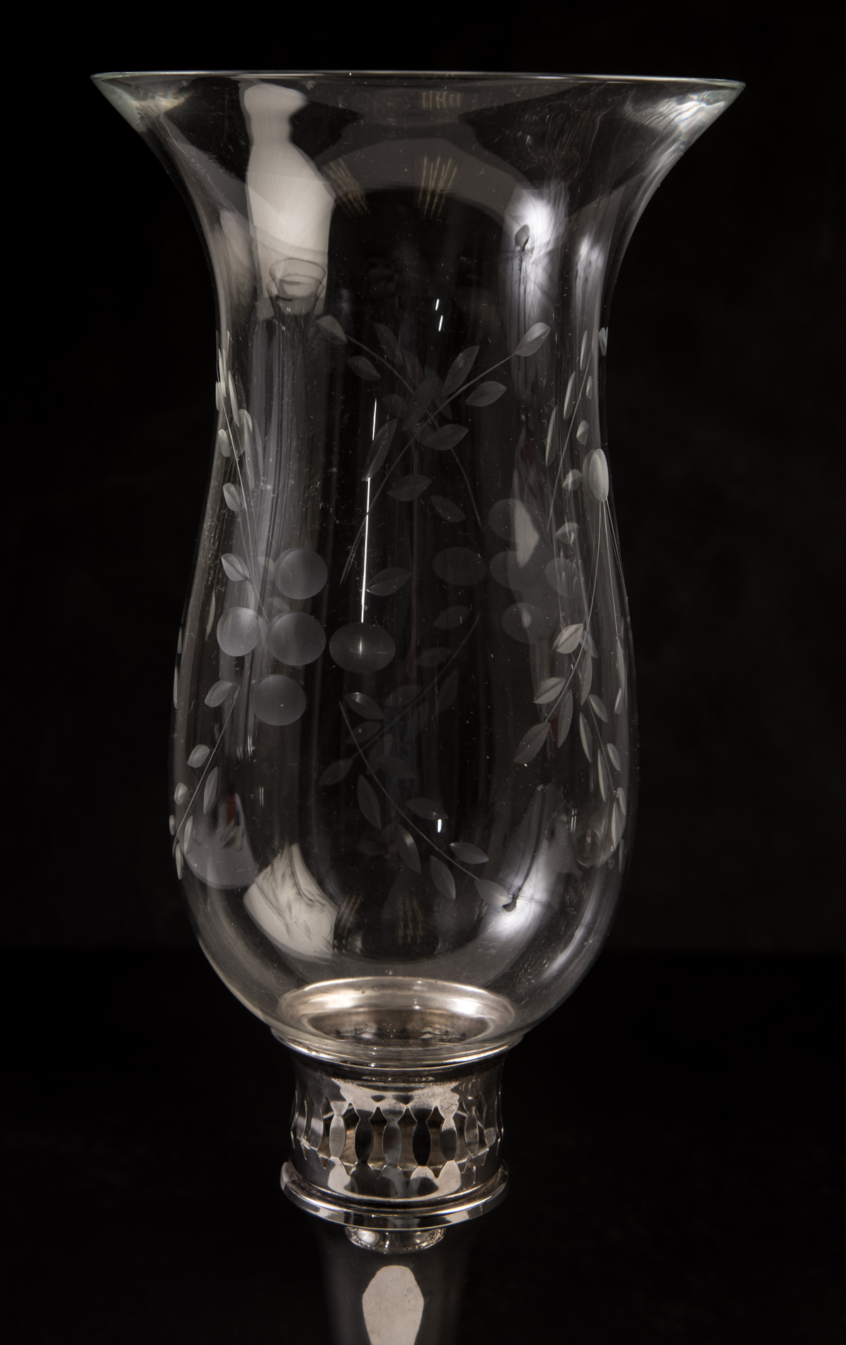 Weighted Sterling Silver Hurricane Candle Holders by Towle