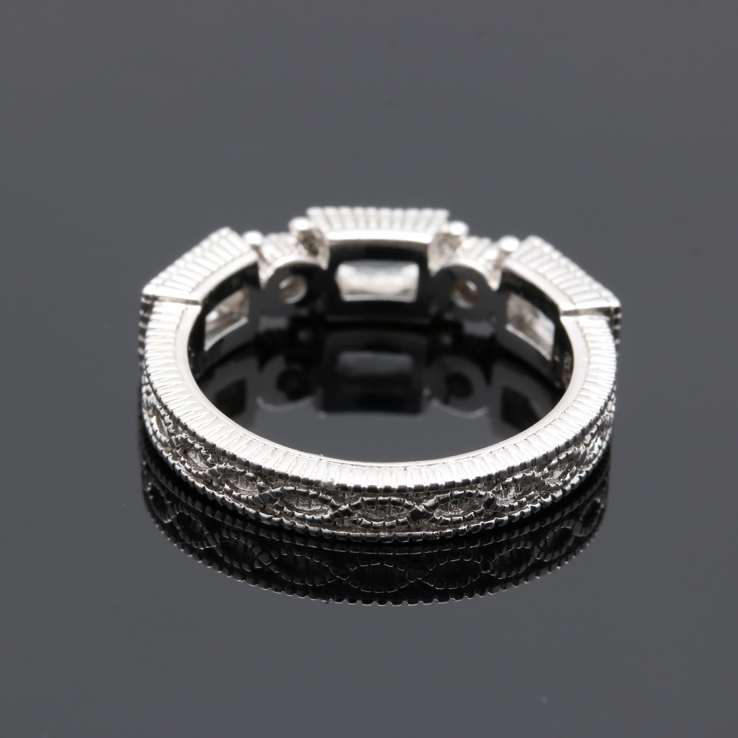 Assorted Sterling Silver Gemstone Rings