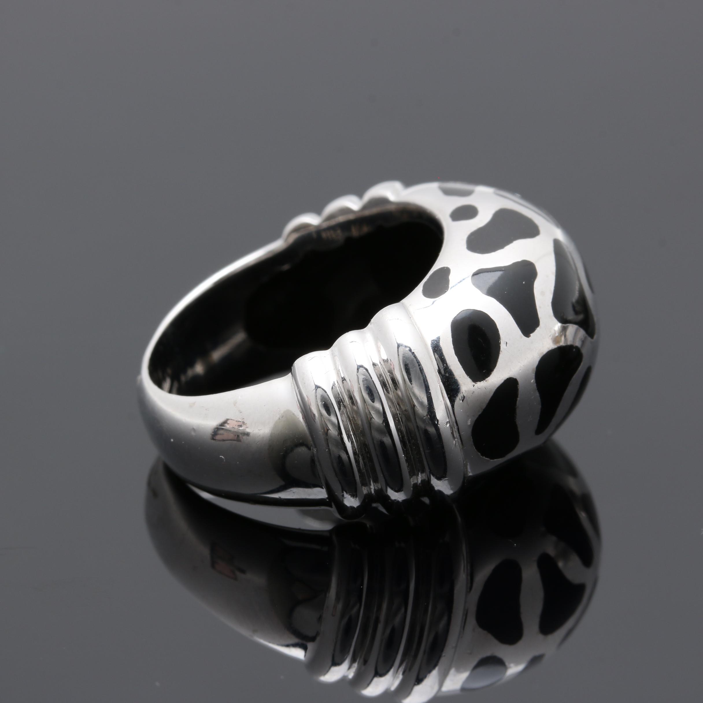 Assorted Sterling Silver Gemstone Rings